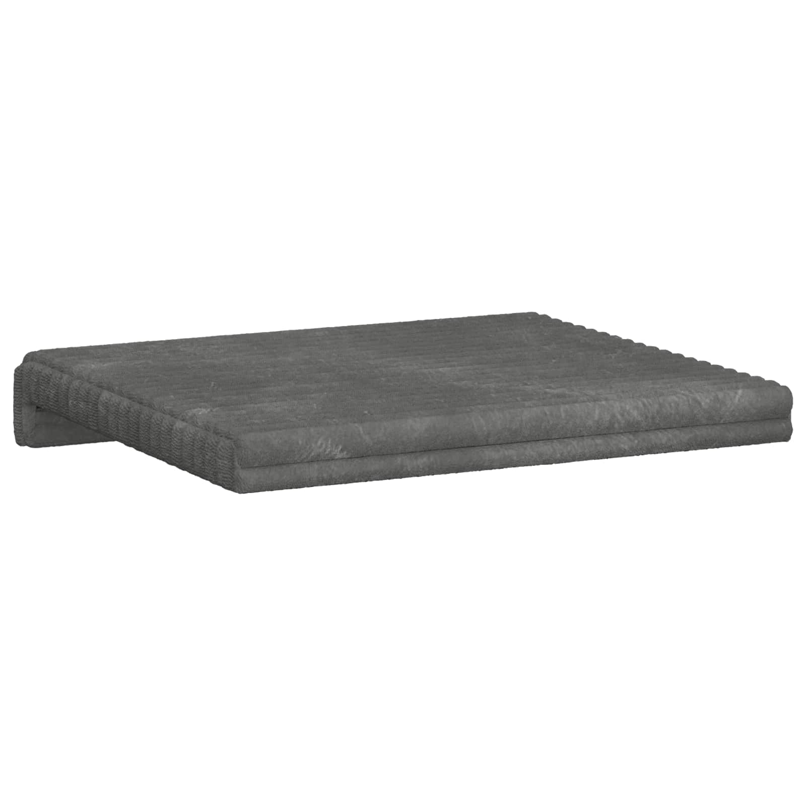 Cuscino per panchina 4 pz Corduroy Morbido Grigio Chiaro