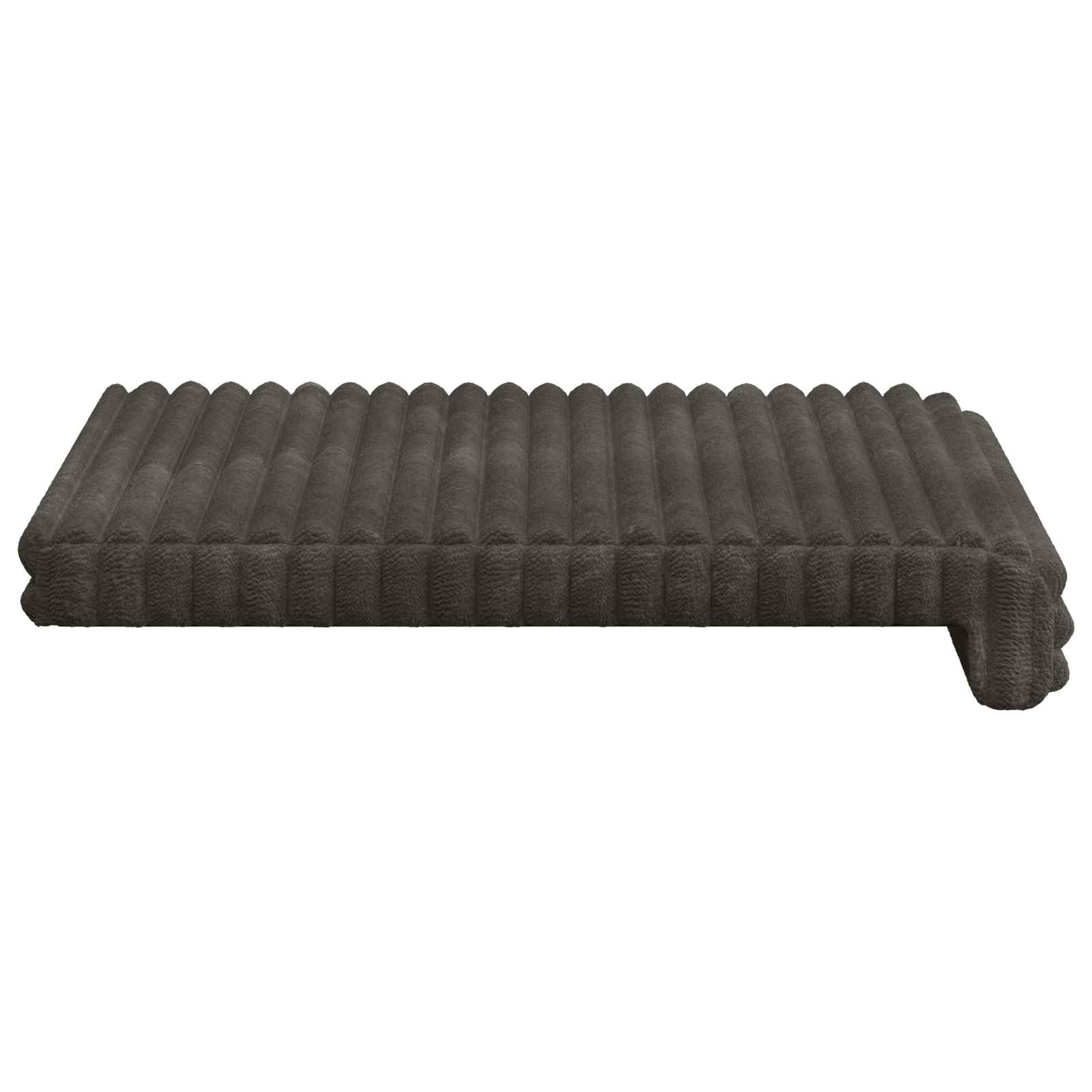 Cuscino per panchina 4 pz Corduroy Morbido Antracite