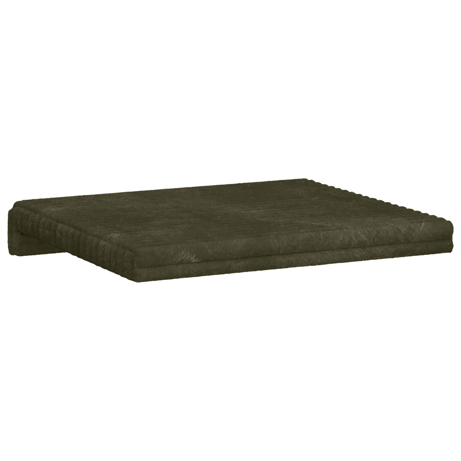 Cuscino per panchina 4 pz Corduroy Morbido Verde