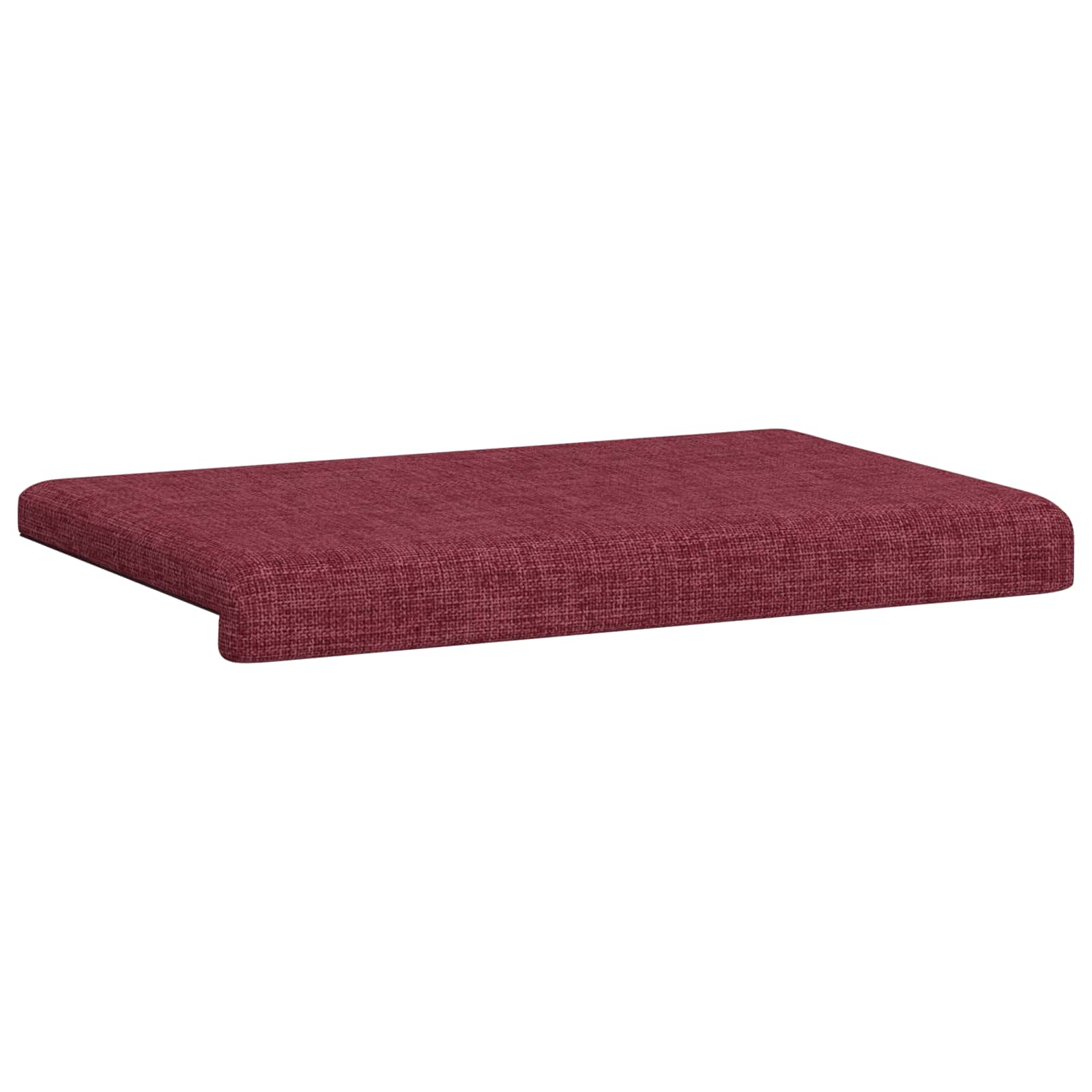 Cuscino per panchina Tessuto Rosso Vino Profondità 35 cm