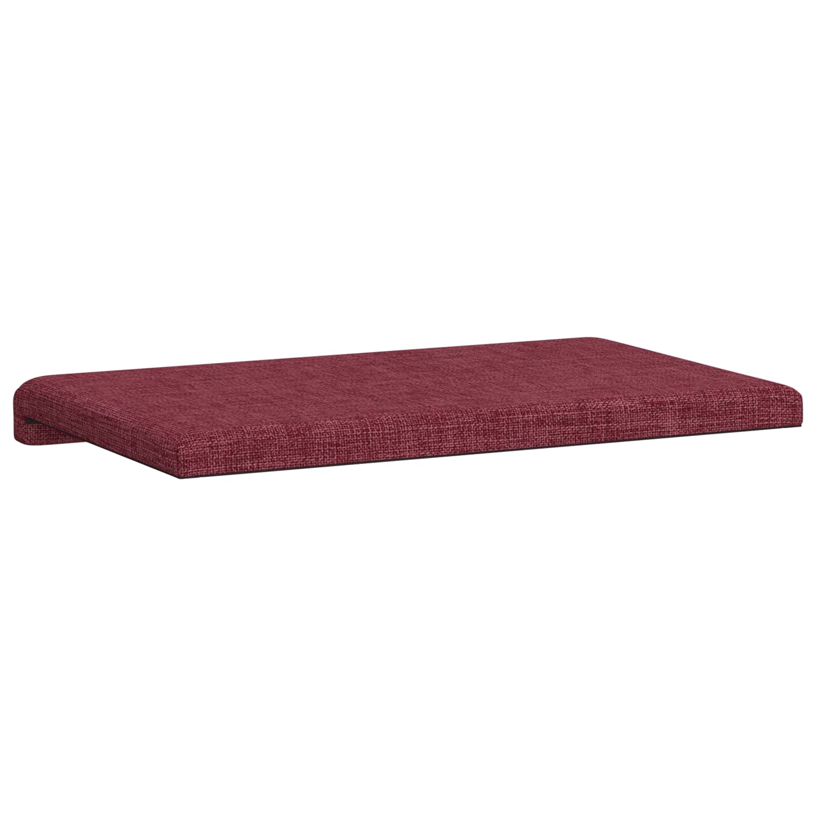 Cuscino per panchina Tessuto Rosso Vino Profondità 35 cm