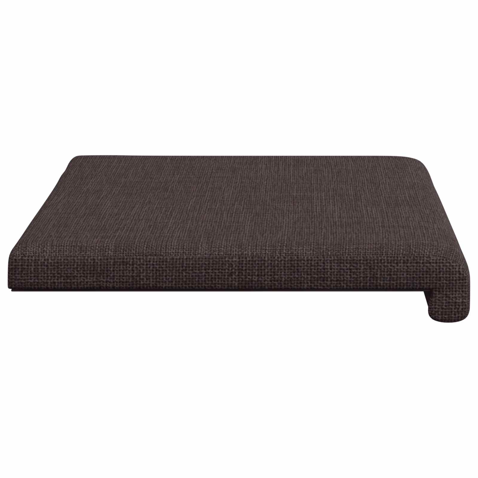 Cuscino per panchina Tessuto Marrone Scuro Profondità 35 cm