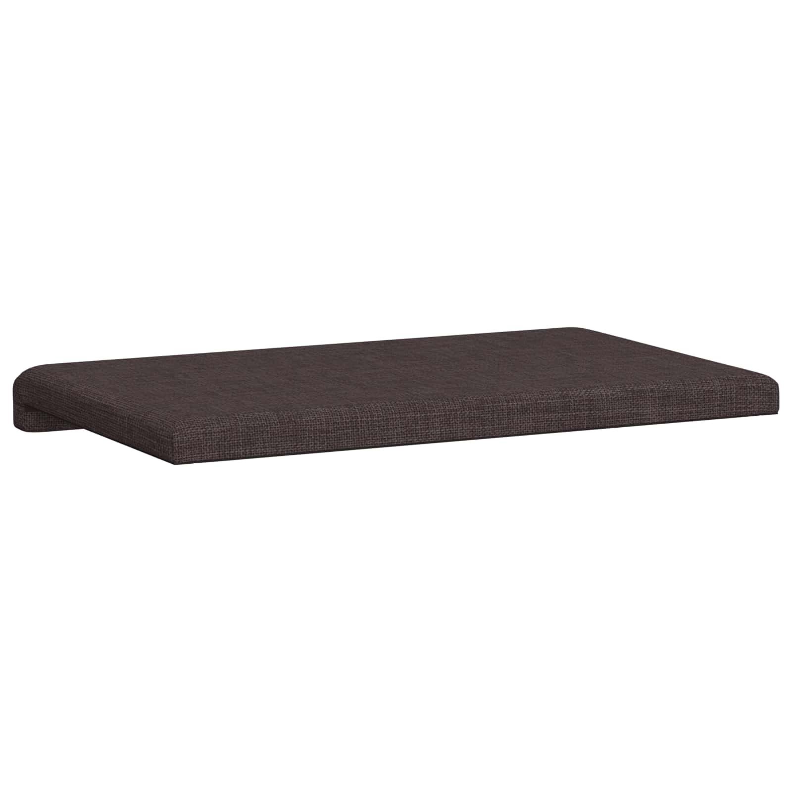 Cuscino per panchina Tessuto Marrone Scuro Profondità 35 cm