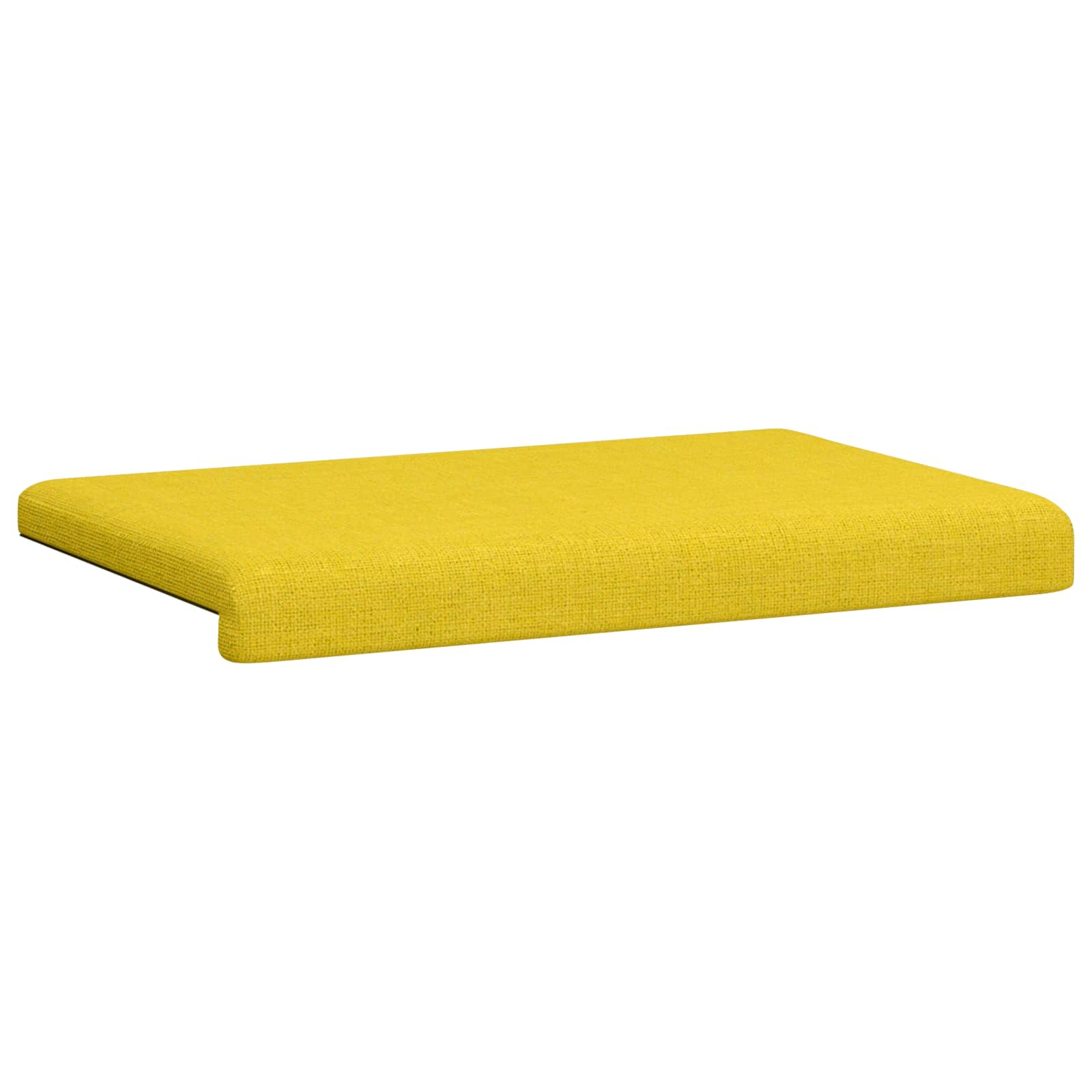 Cuscino per panchina Tessuto Giallo Chiaro Profondità 35 cm