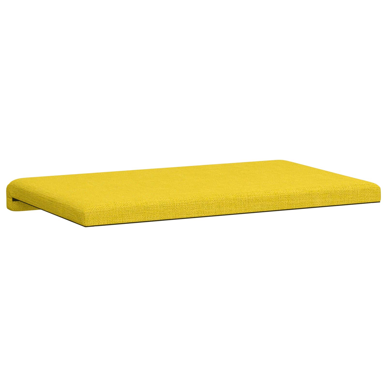 Cuscino per panchina Tessuto Giallo Chiaro Profondità 35 cm