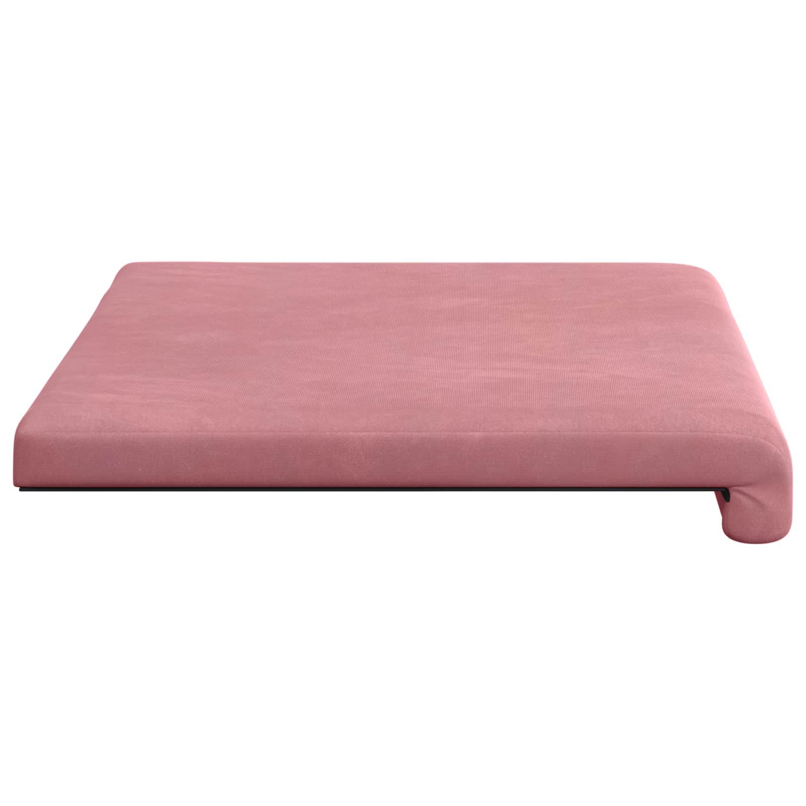 Cuscino per panchina Velluto Rosa Profondità 35 cm