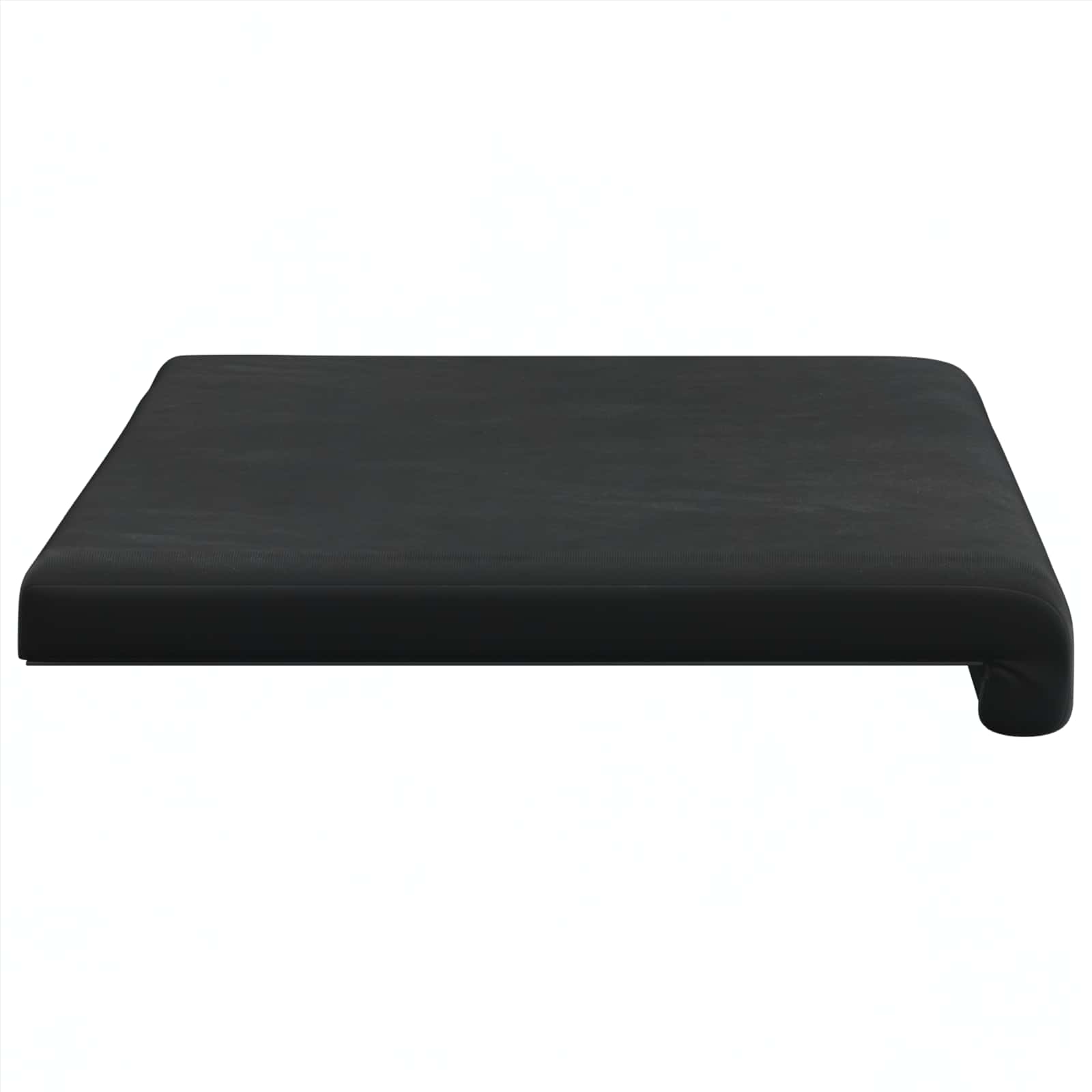 Cuscino per panchina Velluto Nero Profondità 35 cm