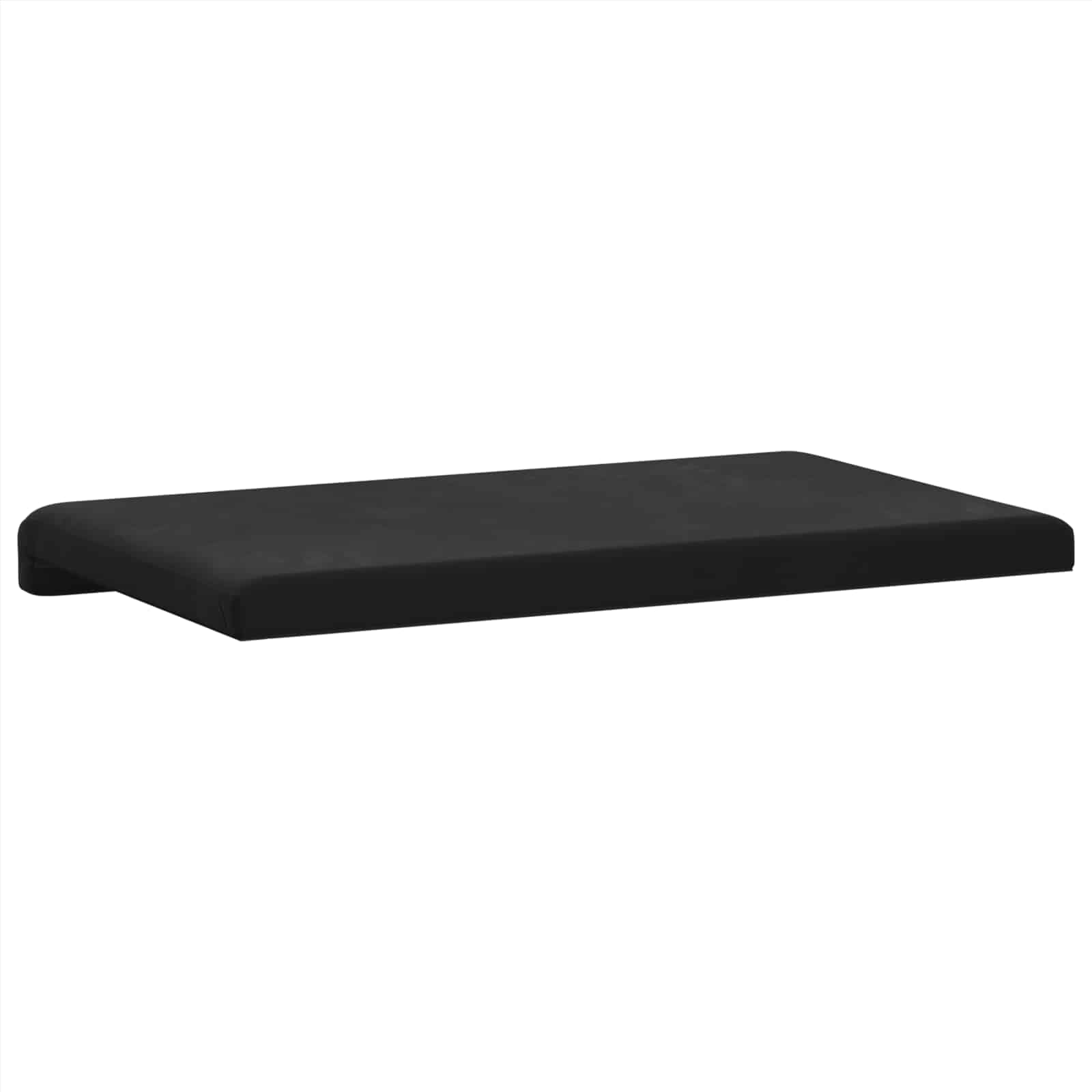 Cuscino per panchina Velluto Nero Profondità 35 cm