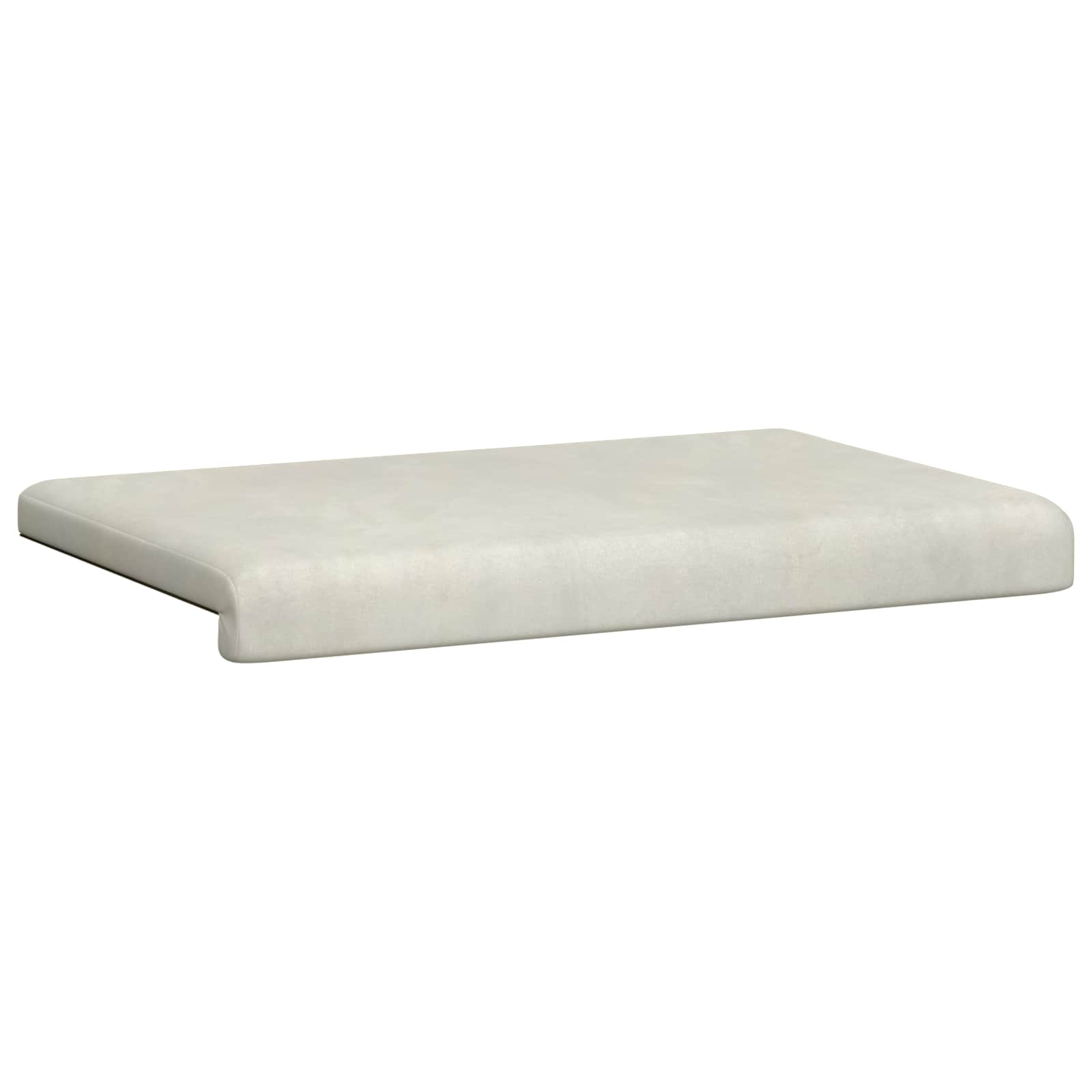 Cuscino per panchina Velluto Crema Profondità 35 cm