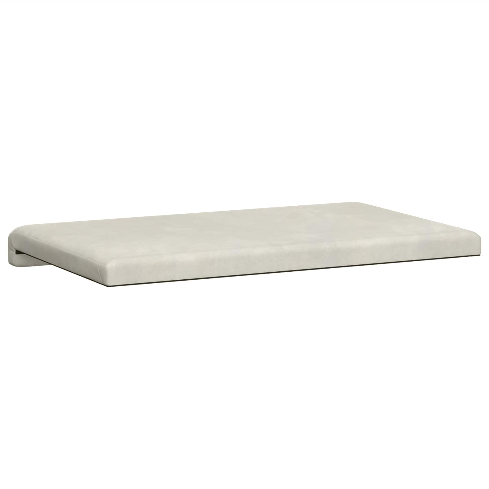 Cuscino per panchina Velluto Crema Profondità 35 cm