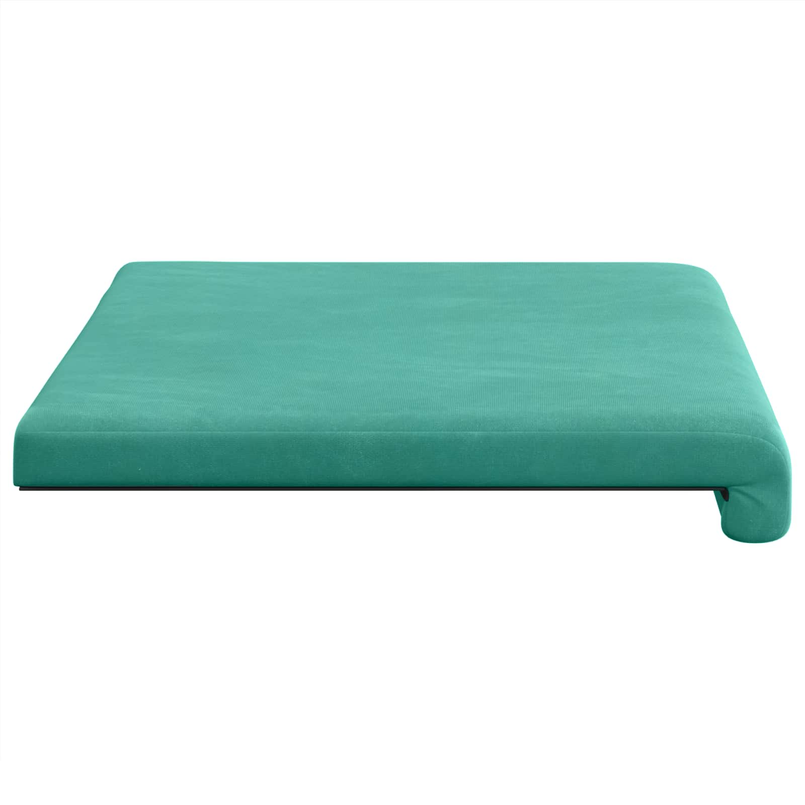 Cuscino per panchina Velluto Turchese Profondità 35 cm