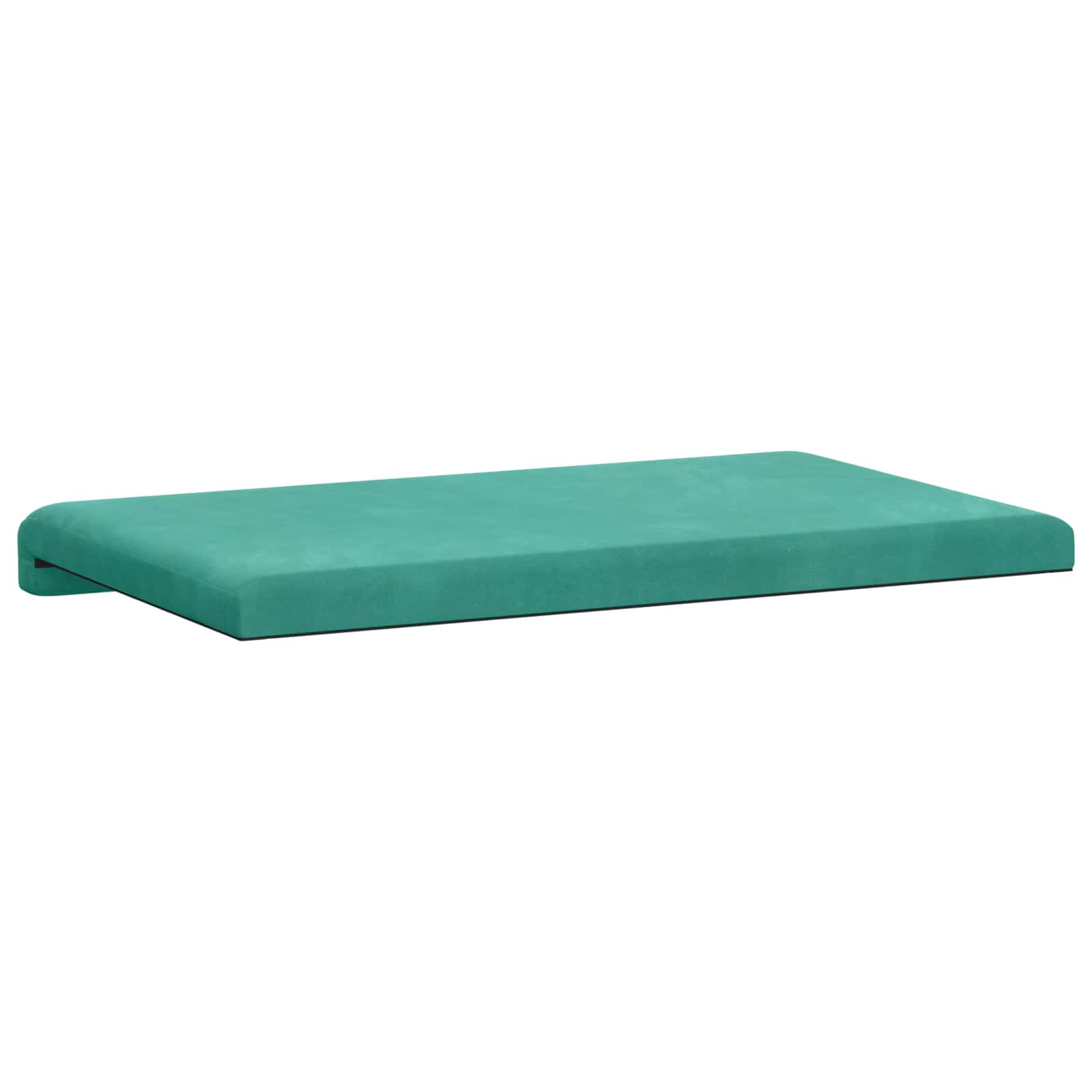 Cuscino per panchina Velluto Turchese Profondità 35 cm