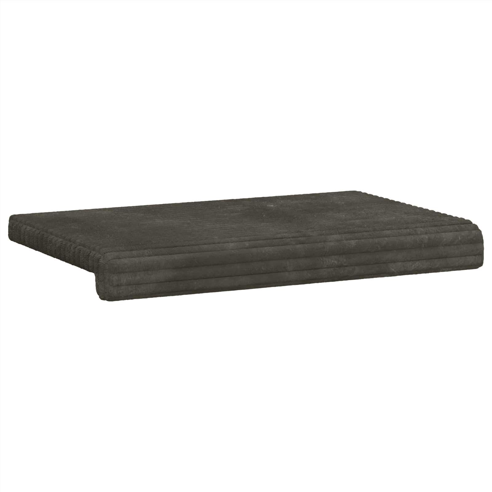 Cuscino per panchina Corduroy Morbido Antracite