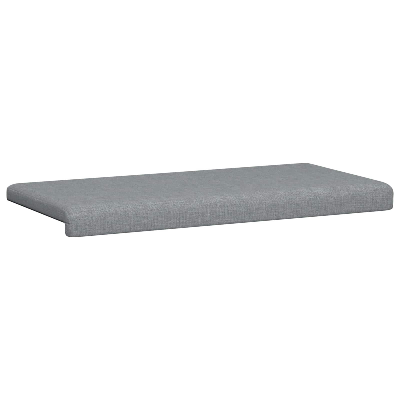 Cuscino per panchina Tessuto Grigio Chiaro Profondità 35 cm