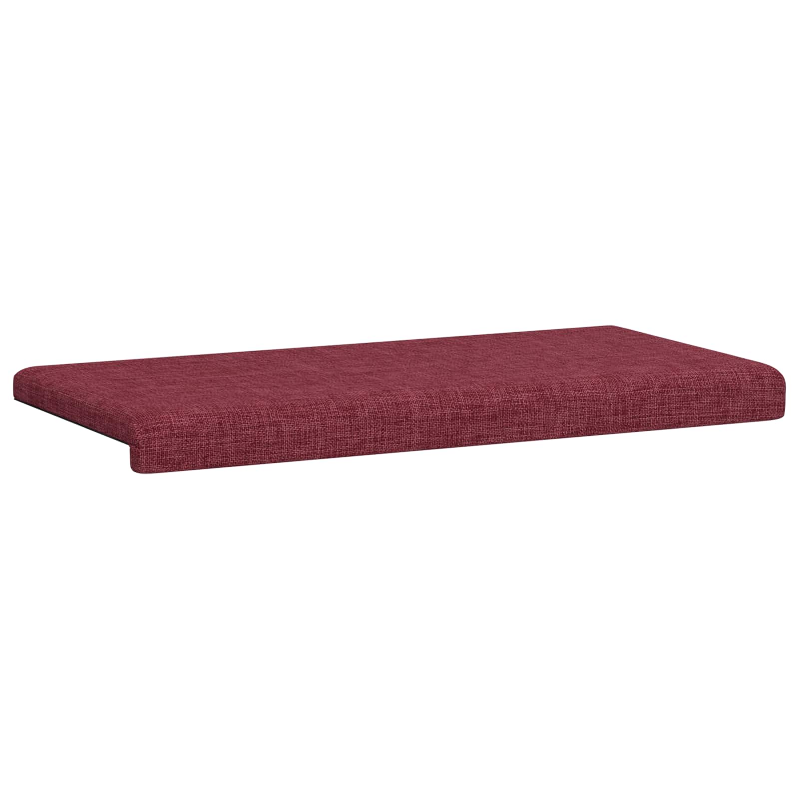 Cuscino per panchina Tessuto Rosso Vino Profondità 35 cm