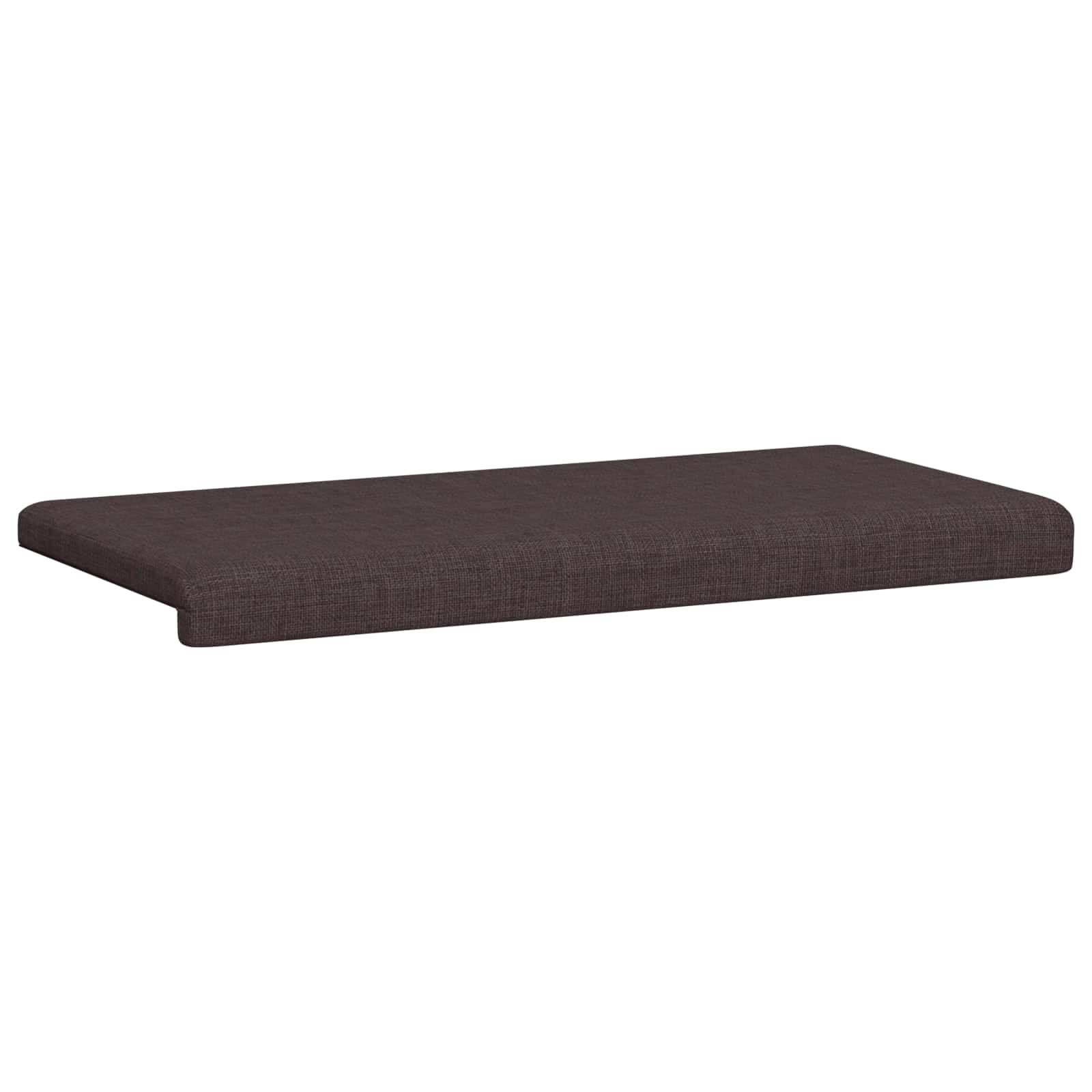 Cuscino per panchina Tessuto Marrone Scuro Profondità 35 cm