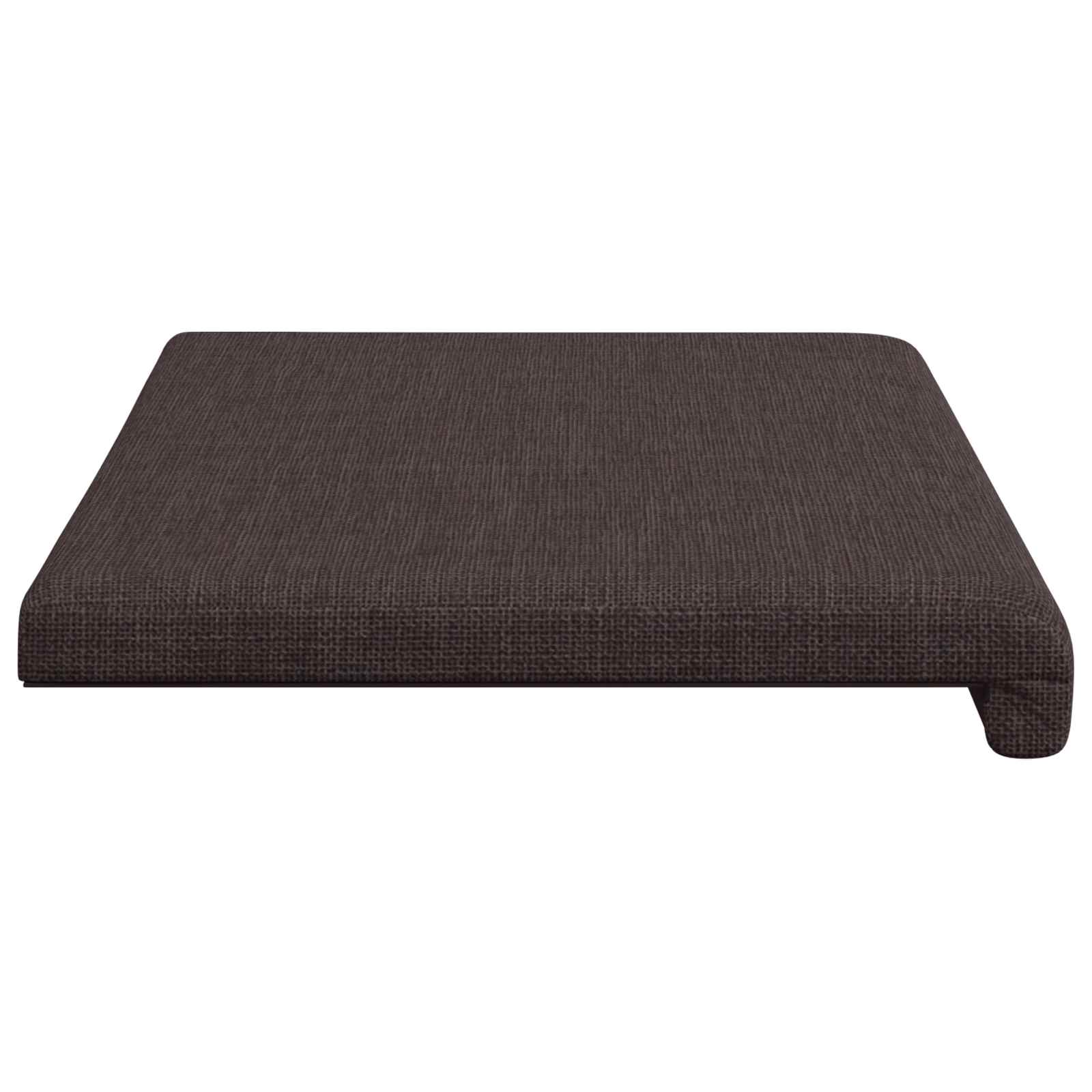 Cuscino per panchina Tessuto Marrone Scuro Profondità 35 cm