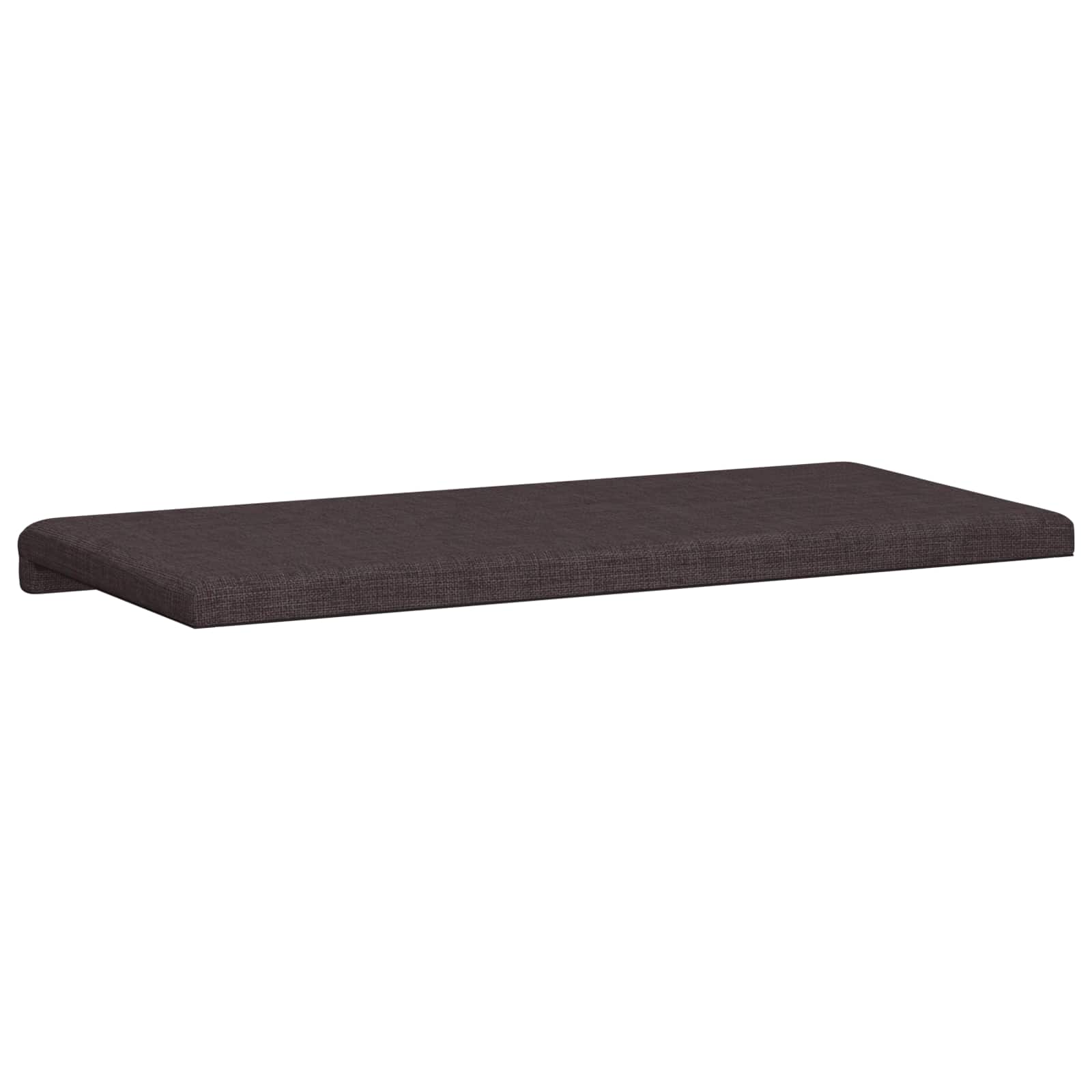 Cuscino per panchina Tessuto Marrone Scuro Profondità 35 cm