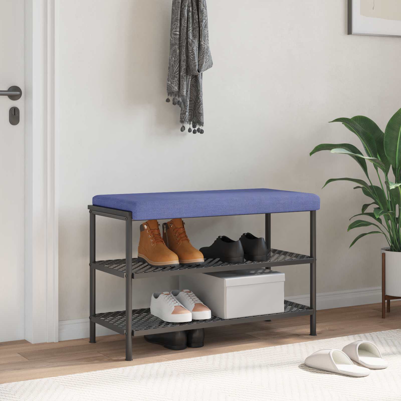 Cuscino per panchina Tessuto Blu jeans Profondità 35 cm