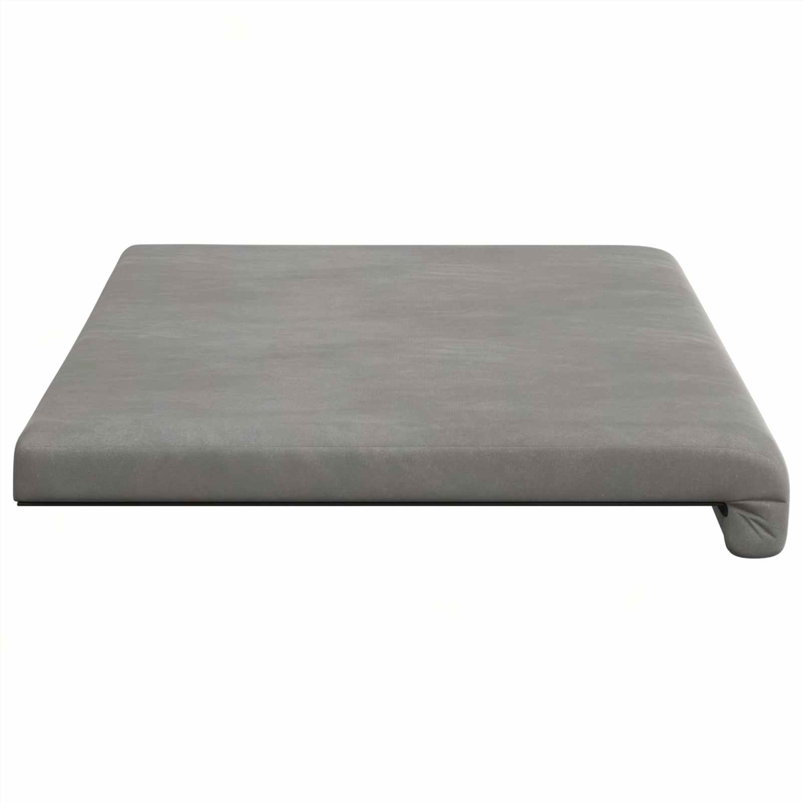 Cuscino per panchina Velluto Grigio Chiaro Profondità 35 cm