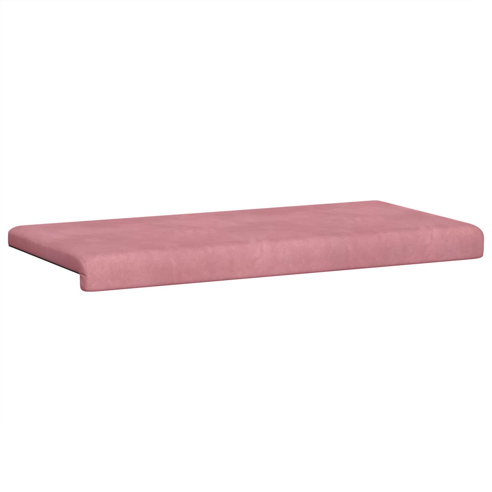 Cuscino per panchina Velluto Rosa Profondità 35 cm