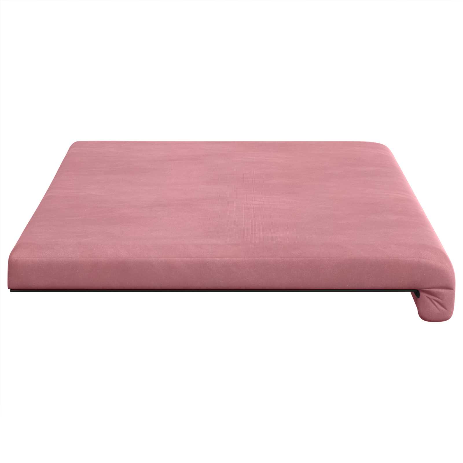 Cuscino per panchina Velluto Rosa Profondità 35 cm