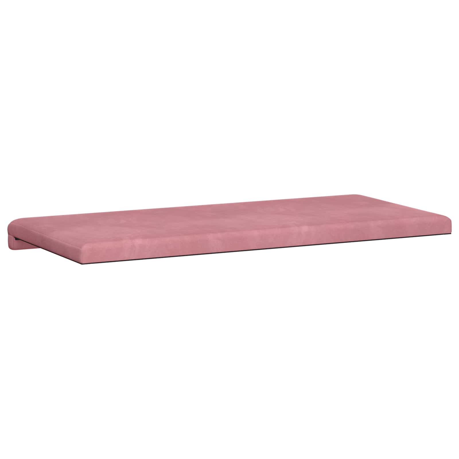 Cuscino per panchina Velluto Rosa Profondità 35 cm