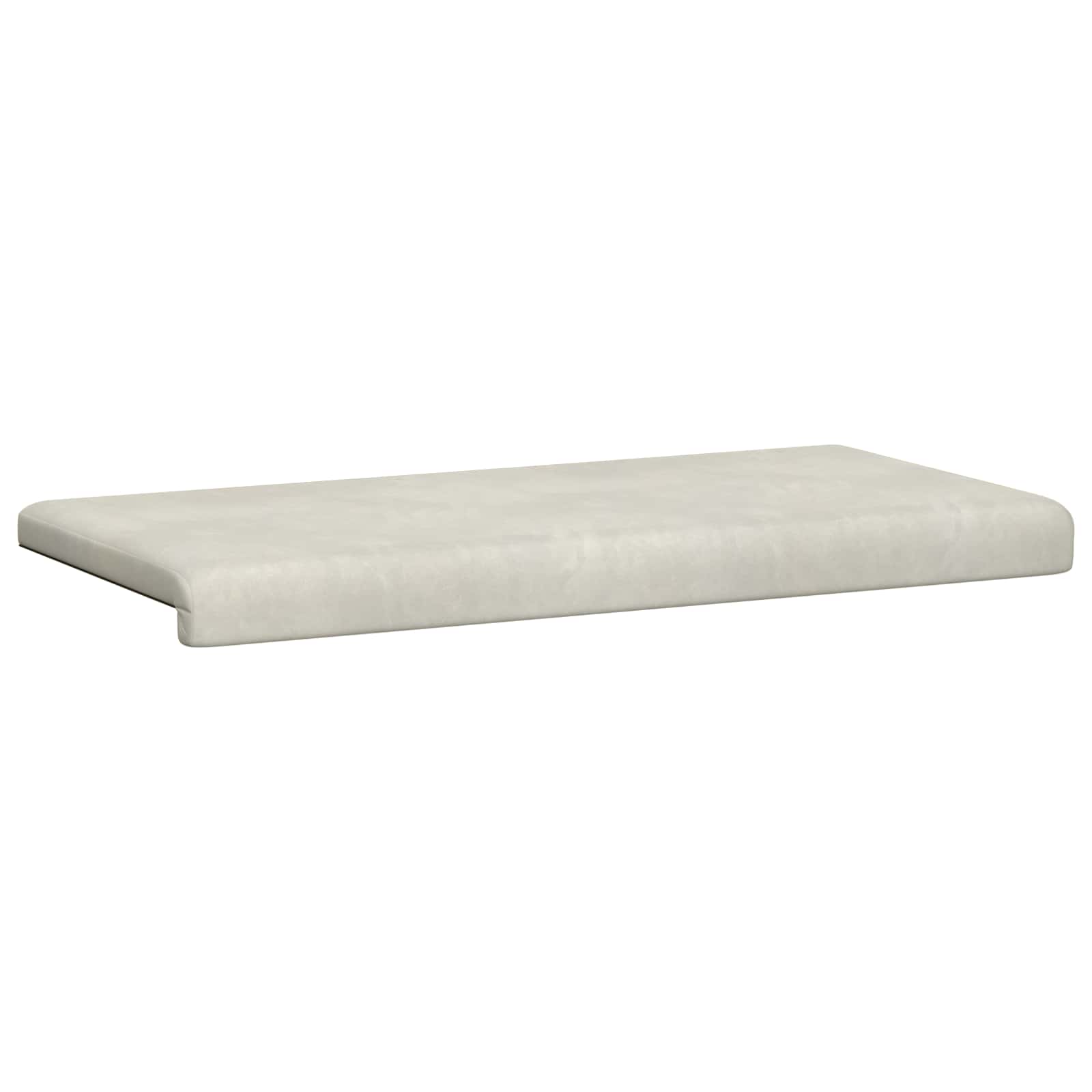 Cuscino per panchina Velluto Crema Profondità 35 cm