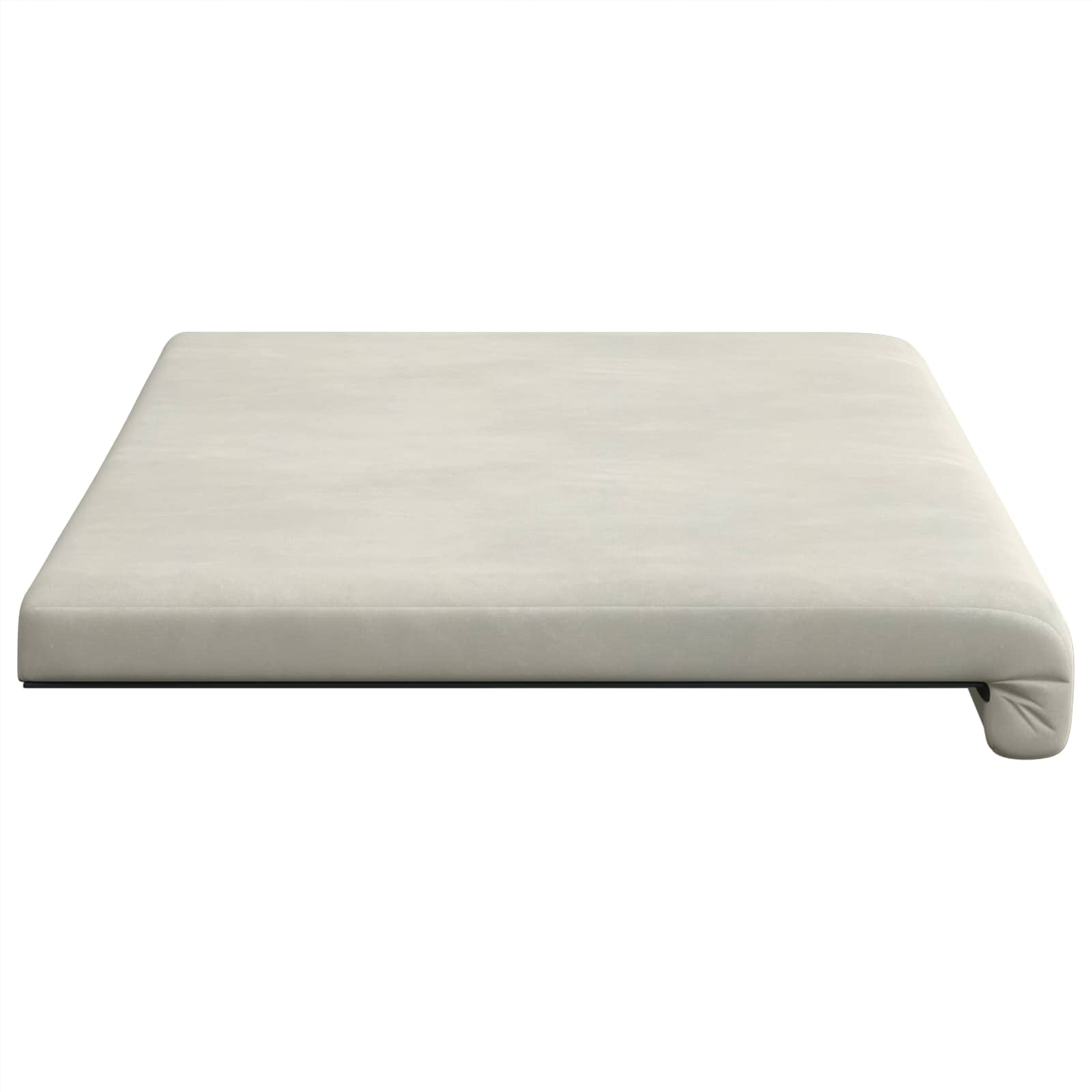 Cuscino per panchina Velluto Crema Profondità 35 cm