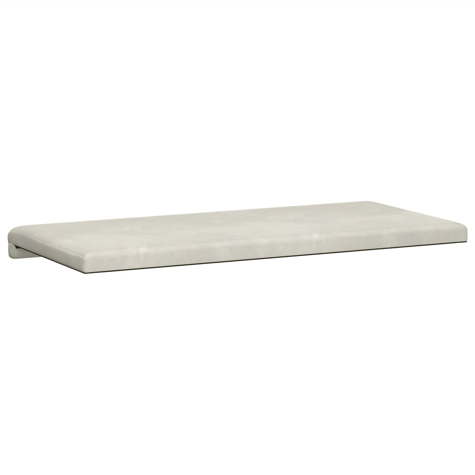 Cuscino per panchina Velluto Crema Profondità 35 cm