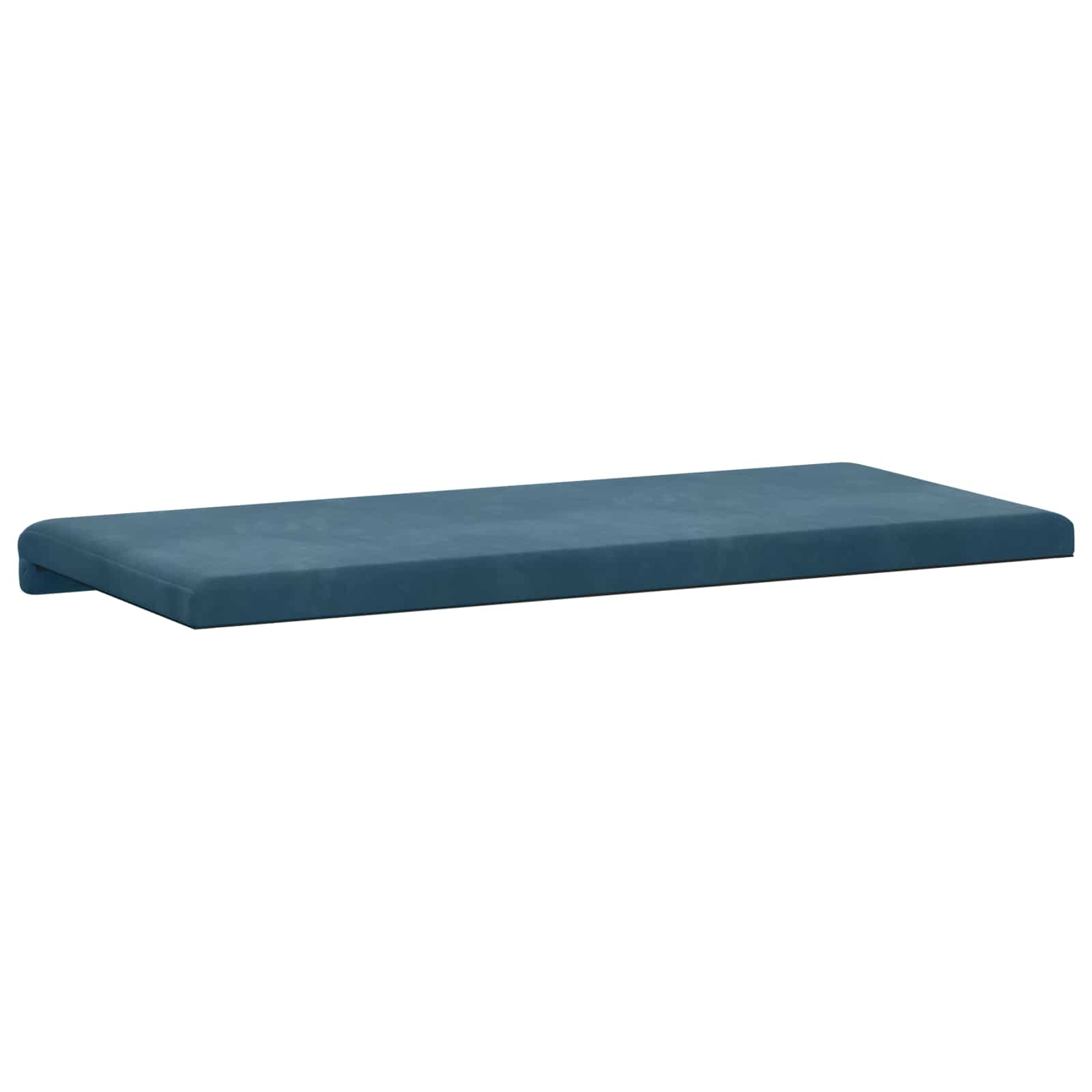 Cuscino per panchina Velluto Blu Profondità 35 cm