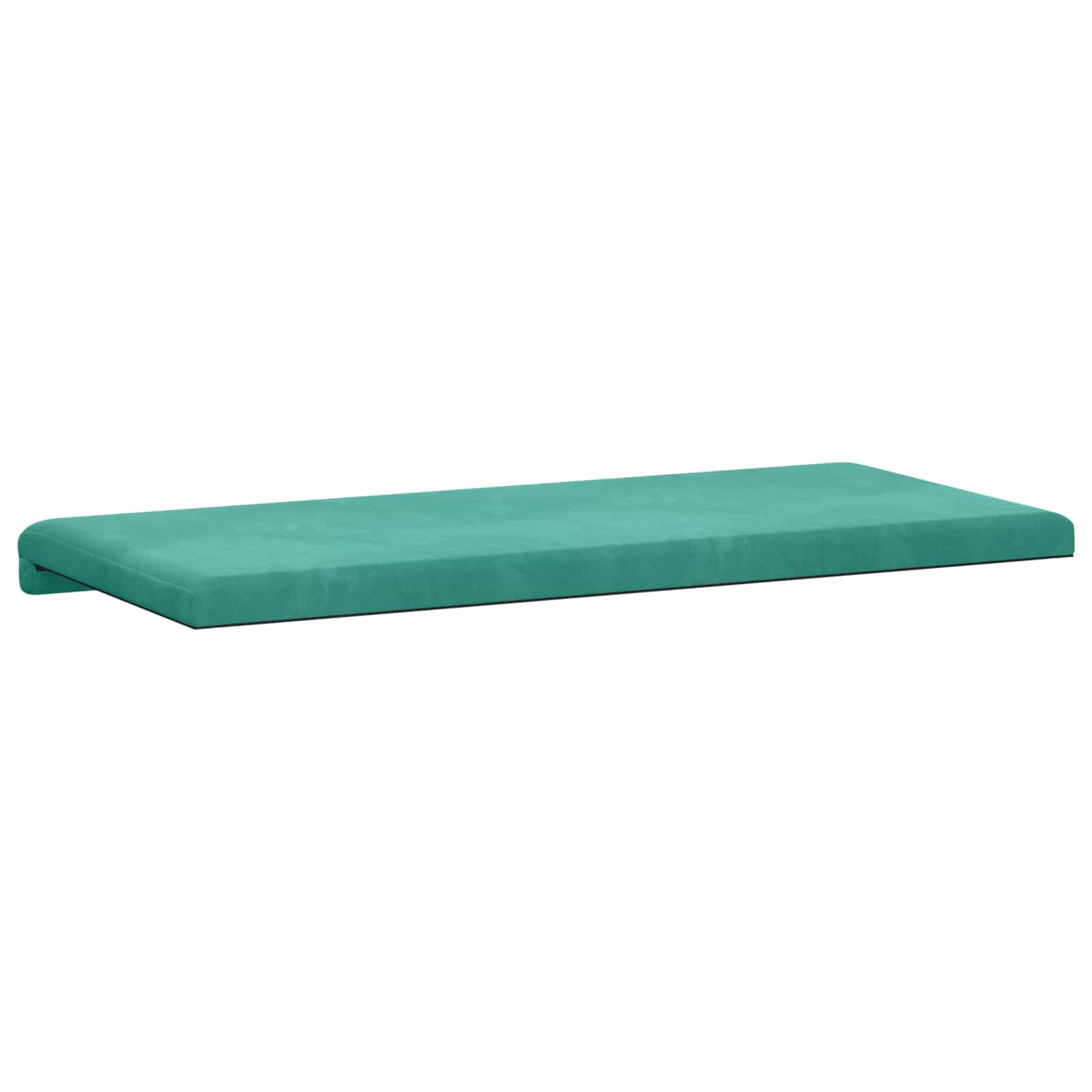 Cuscino per panchina Velluto Turchese Profondità 35 cm