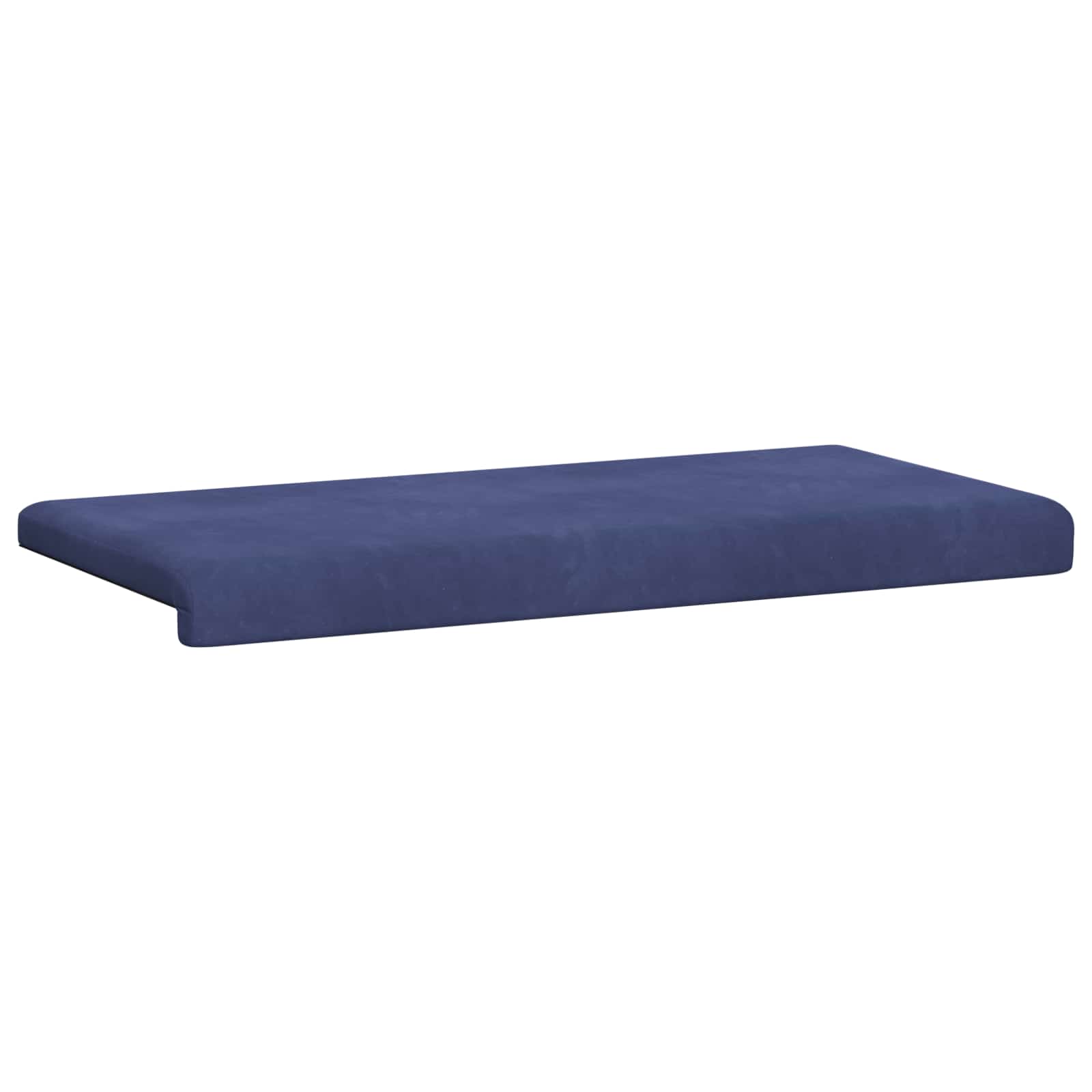 Cuscino per panchina Velluto Blu Polizia Profondità 35 cm