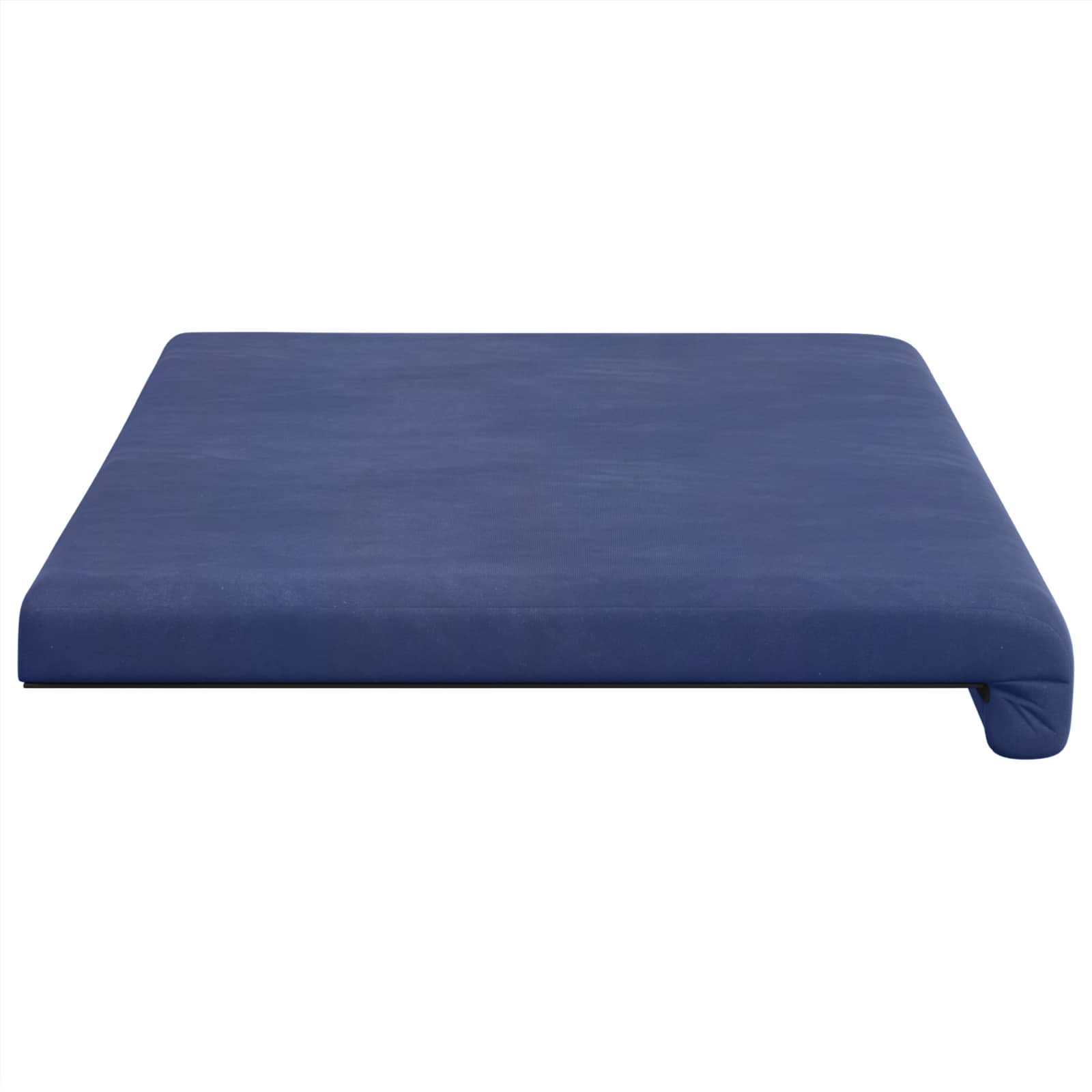 Cuscino per panchina Velluto Blu Polizia Profondità 35 cm