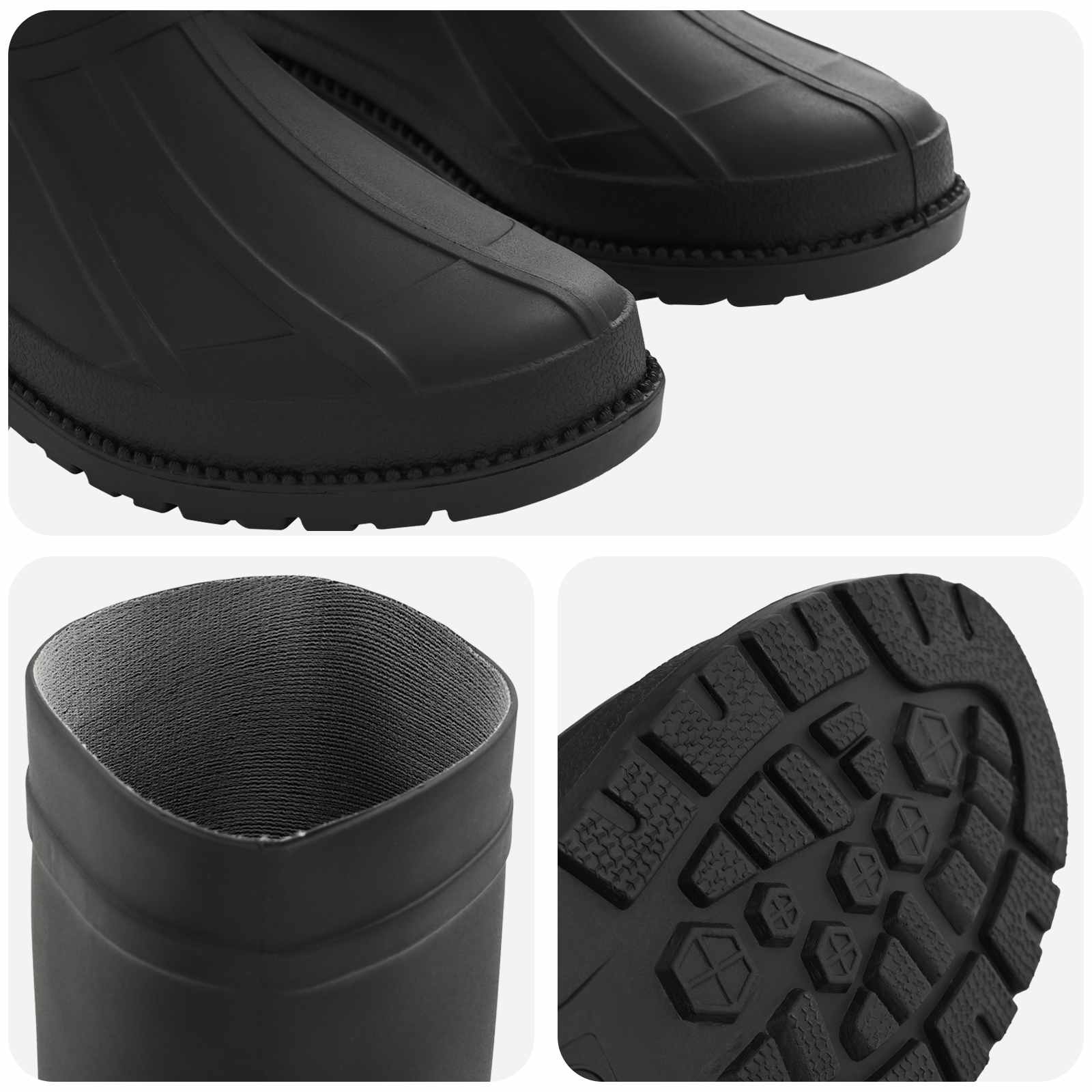 Stivali da pioggia PVC Taglia 41 Nero