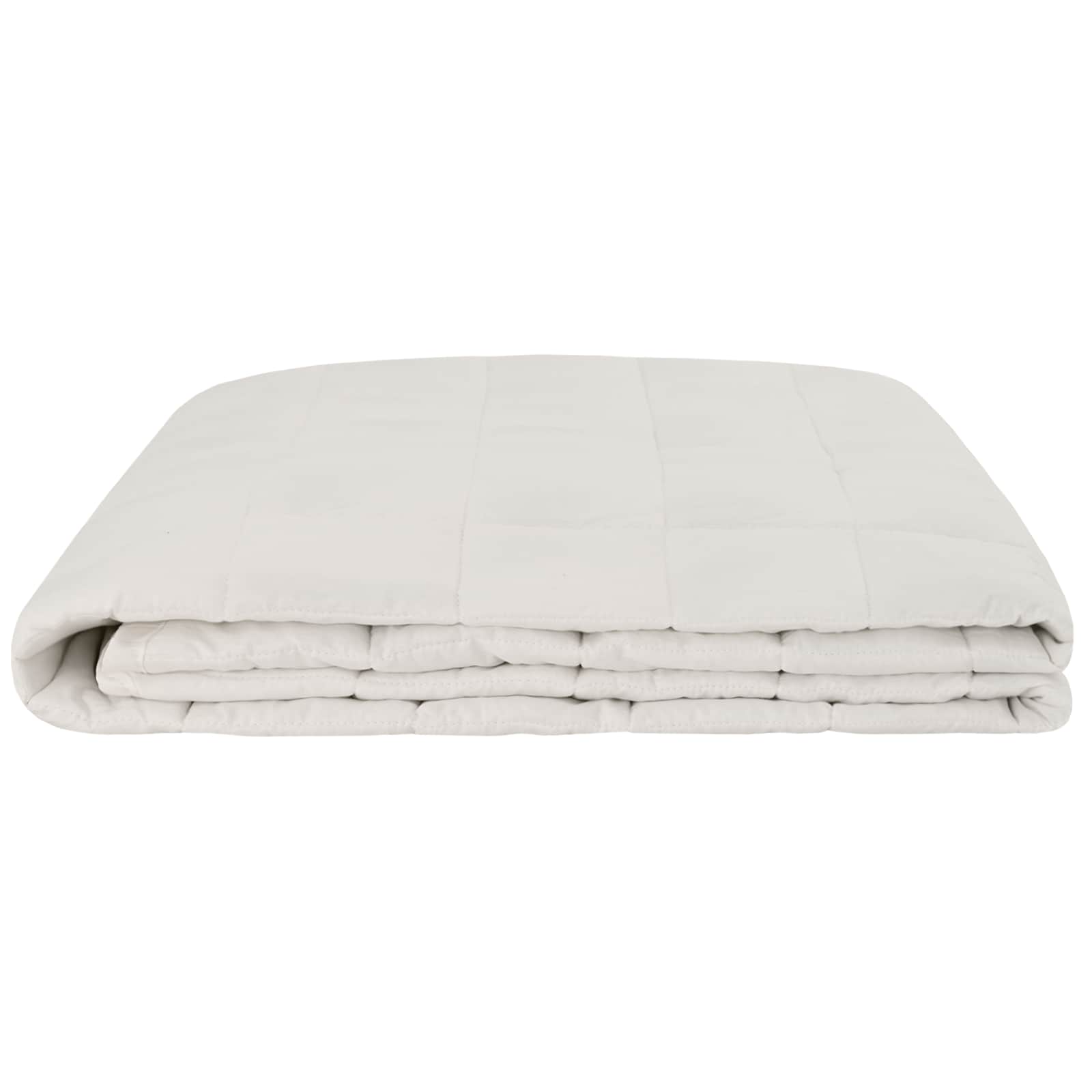 Coperta Ponderata Bianco 150 x 200 cm 11 kg 100% Cotone 205T