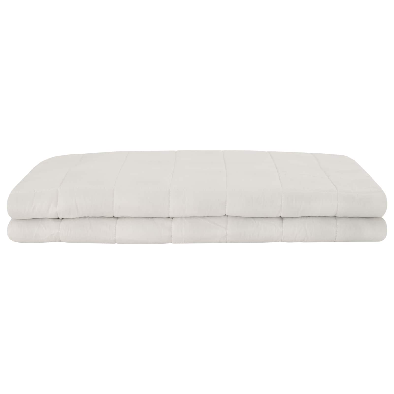 Coperta Ponderata Bianco 220 x 235 cm 15 kg 100% Cotone 205T