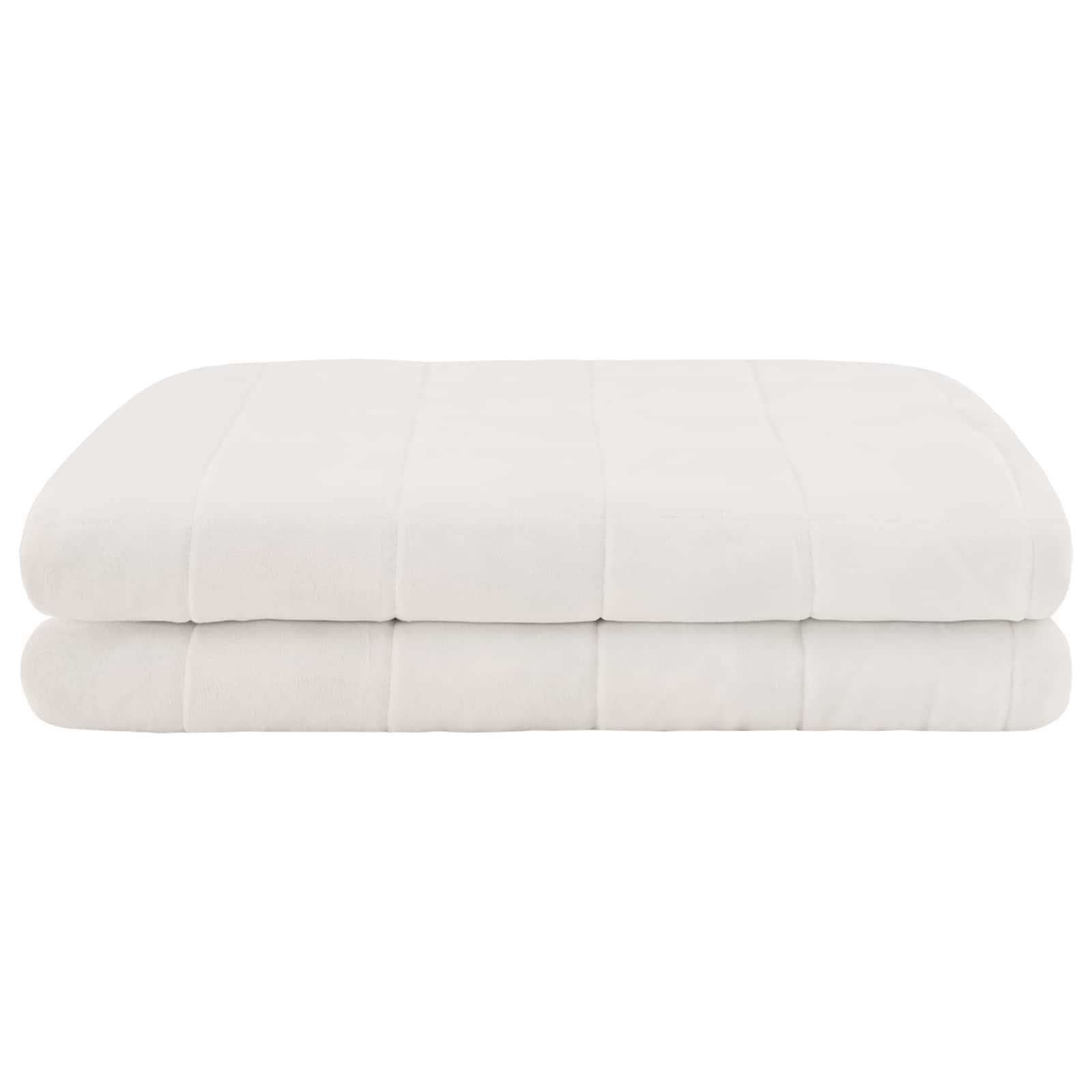 Coperta Ponderata Bianco 220 x 235 cm 15 kg 100% Cotone 205T