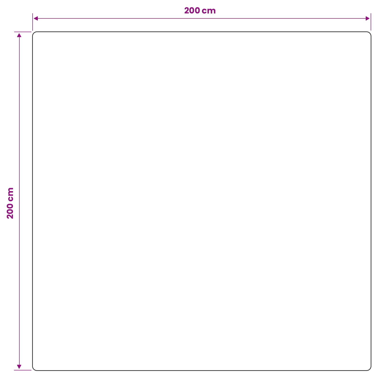 Coperta Ponderata Bianco 200 x 200 cm 9 kg 100% Cotone 205T