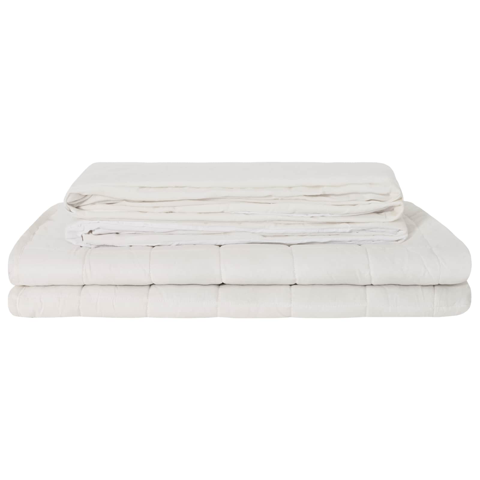 Coperta Ponderata Bianco 200 x 225 cm 9 kg 100% Cotone 205T
