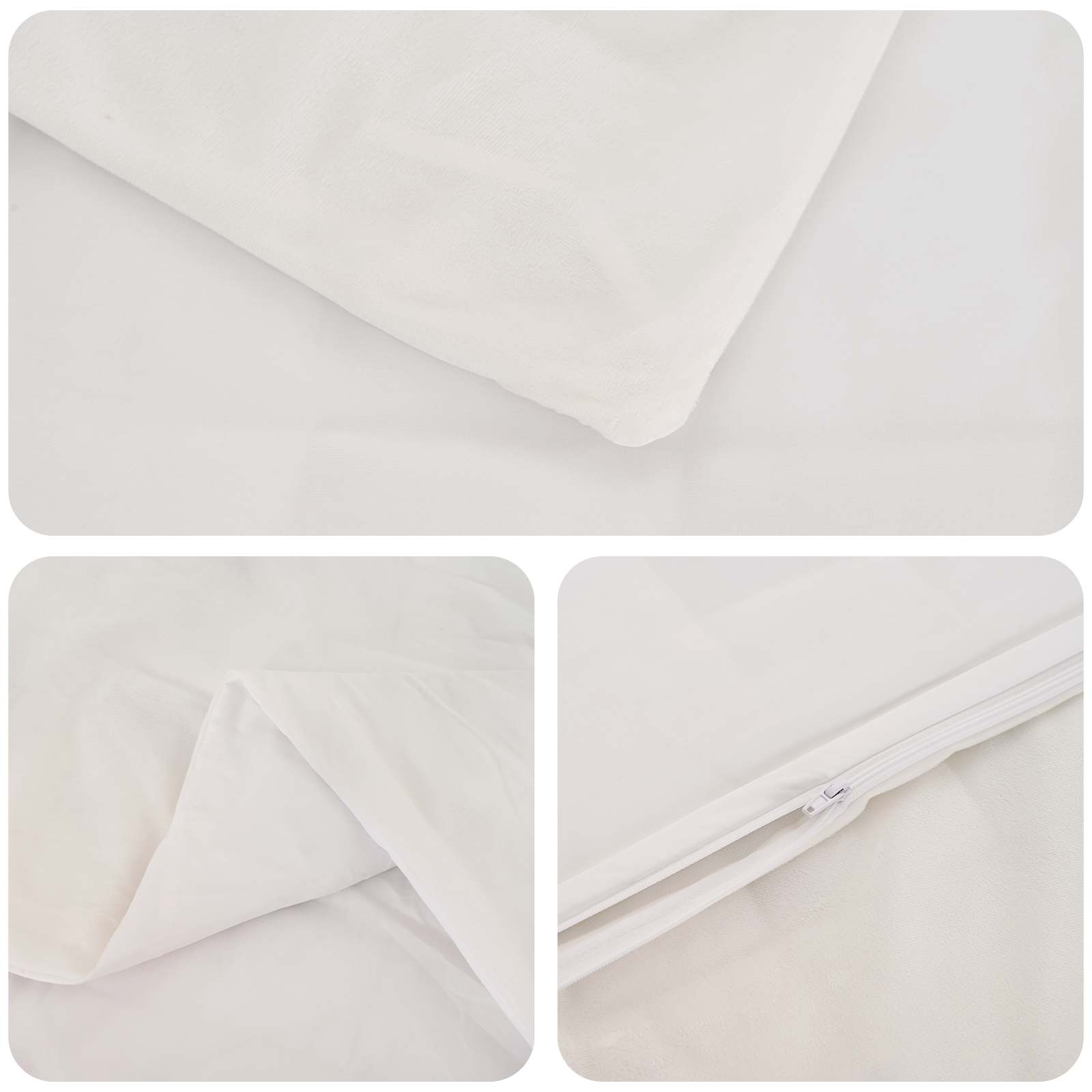 Coperta Ponderata Bianco 200 x 225 cm 9 kg 100% Cotone 205T