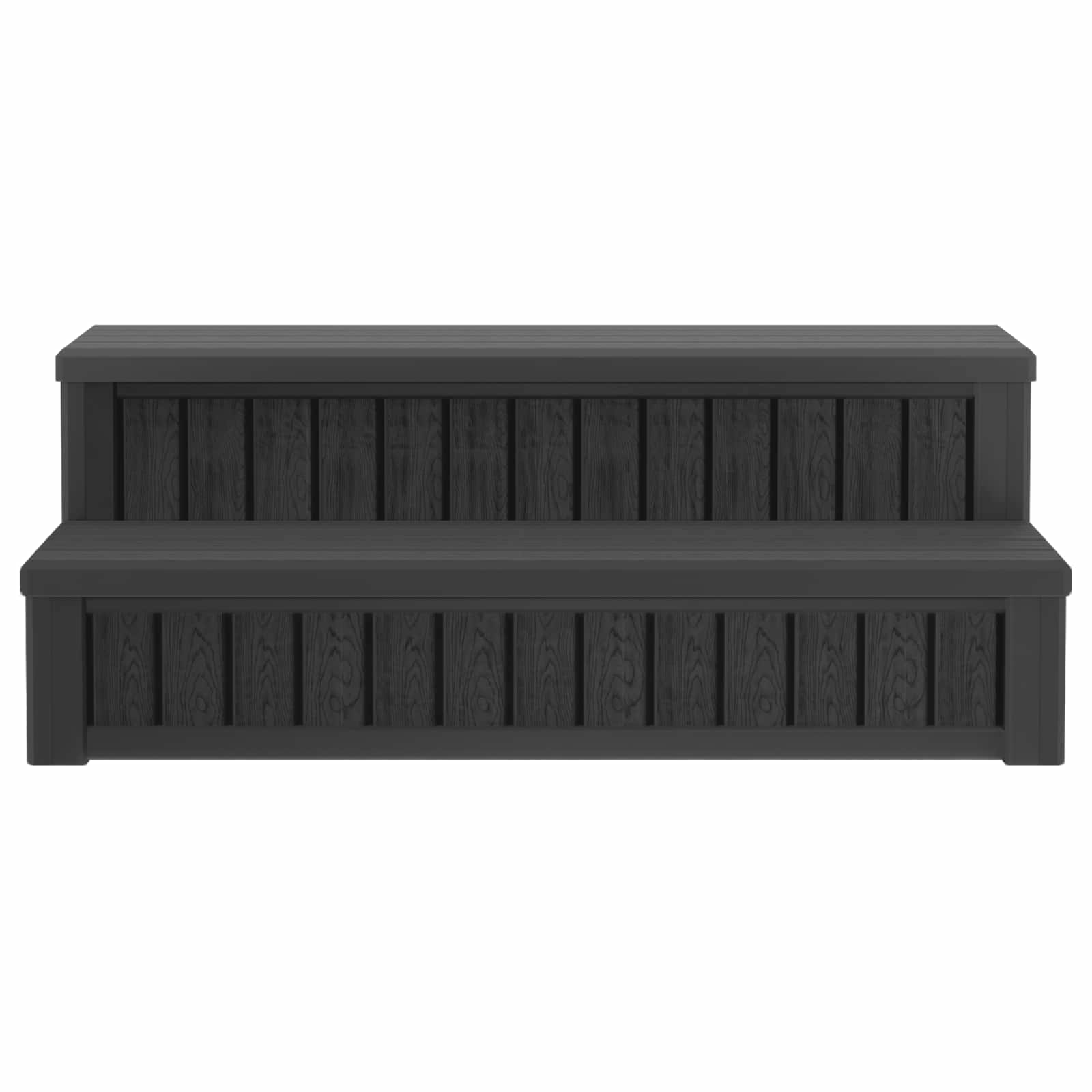 Gradino da vasca idromassaggio con spazio di stoccaggio a 2 gradini