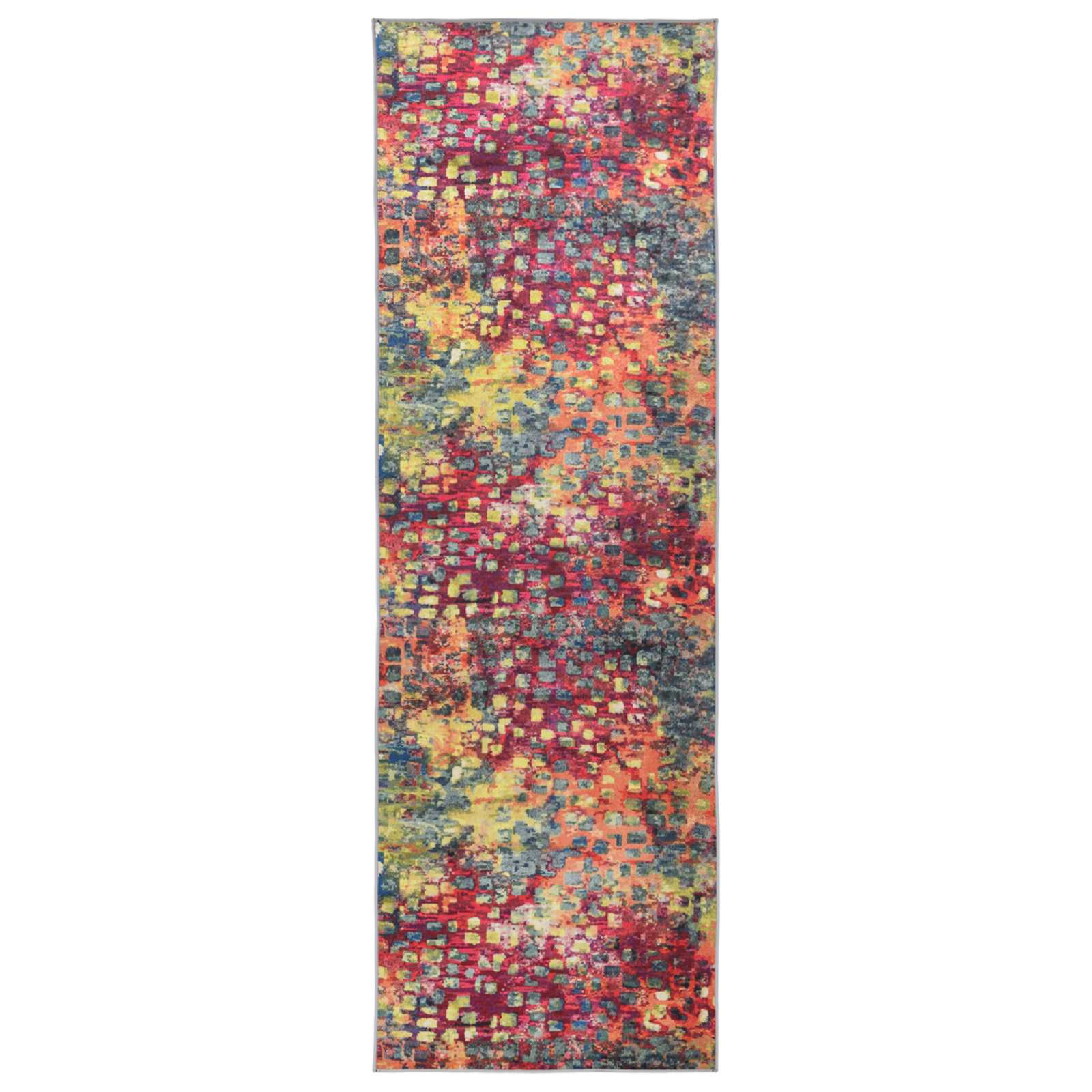 Tappeto Antiscivolo LESAKA colorato 50 x 100 cm Velluto diamante