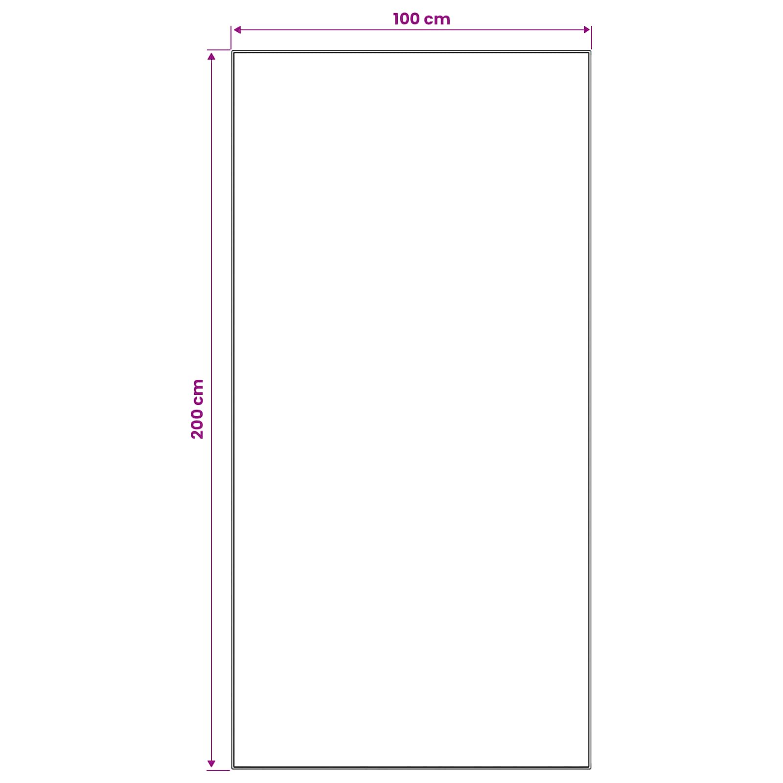 Tappeto Antiscivolo LESAKA Nero e Oro 100 x 200 cm Velluto diamante