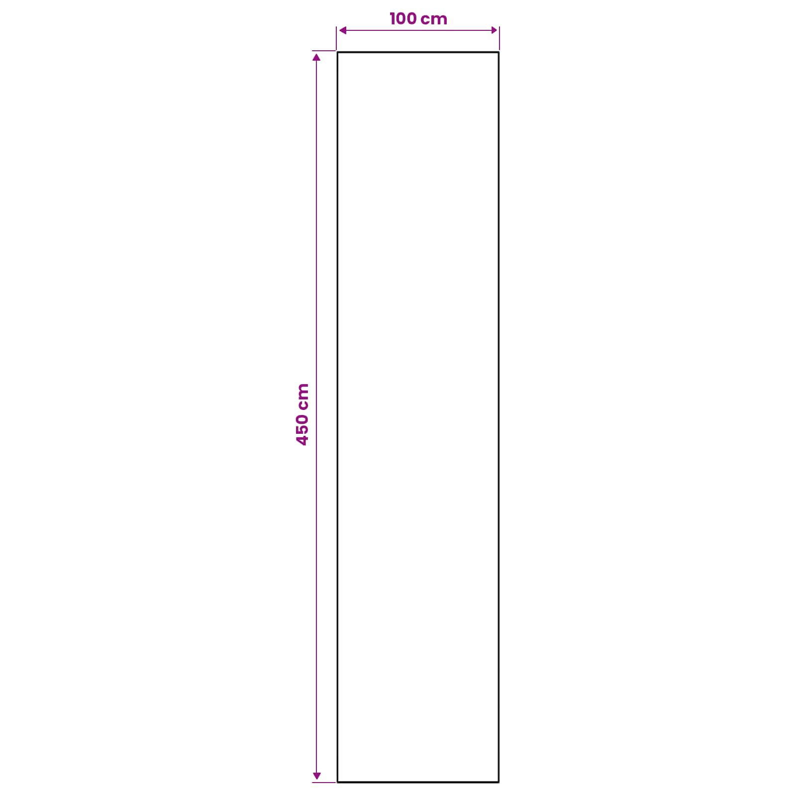 Tappeto Antiscivolo LESAKA Nero e Oro 100 x 450 cm Velluto diamante