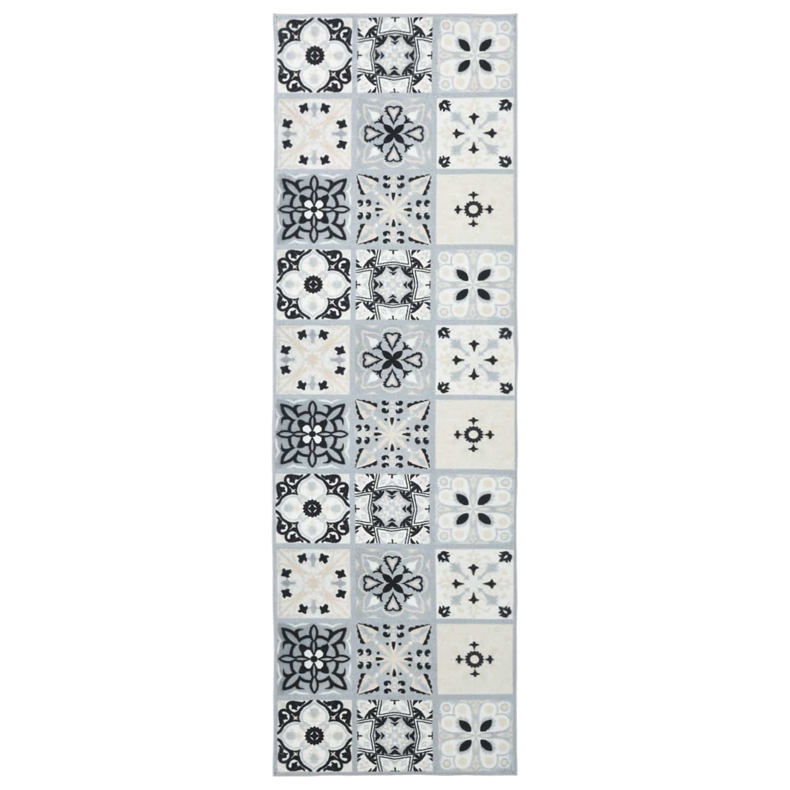 Tappeto Antiscivolo ORIZ 1150 gsm Grigio e Nero