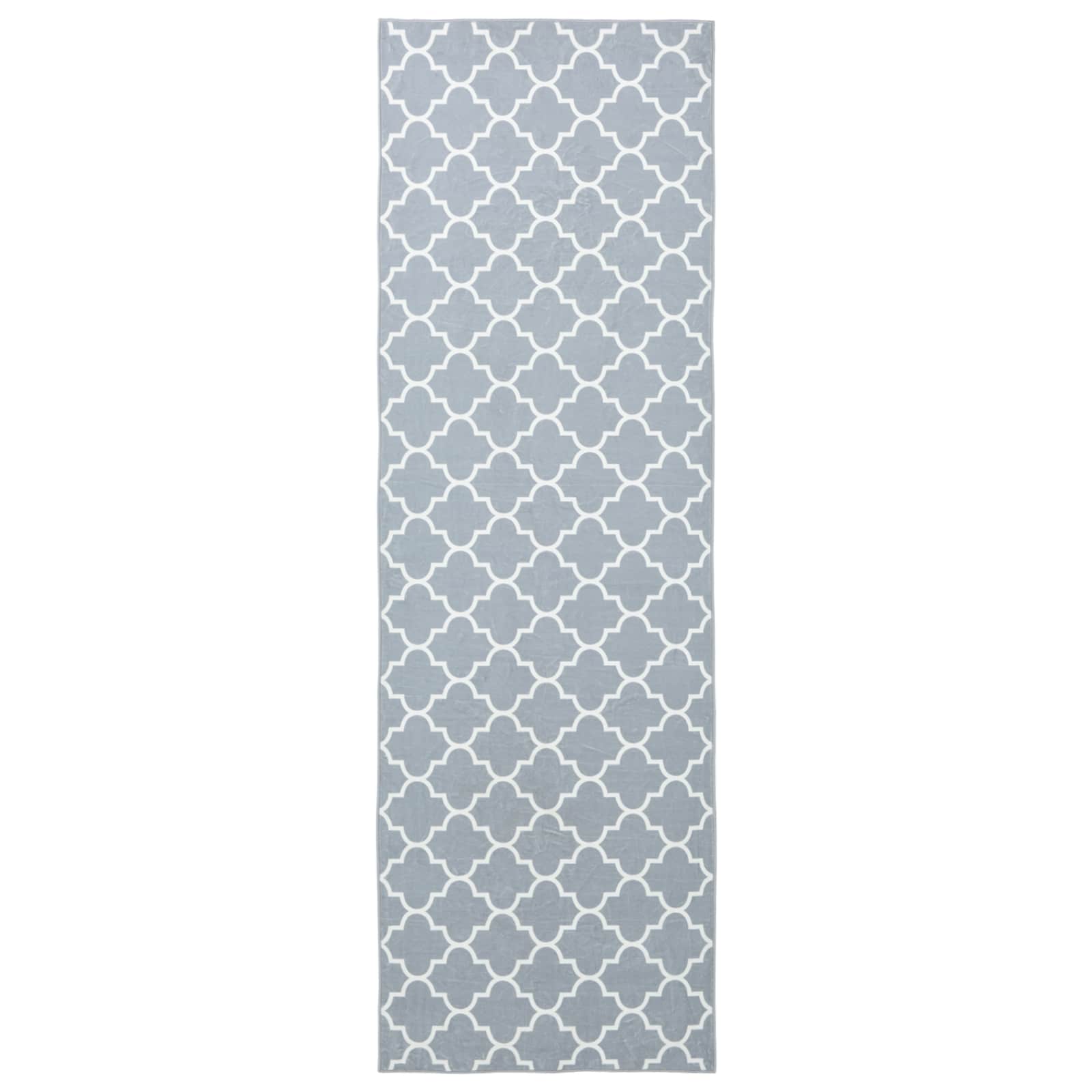 Tappeto Antiscivolo ORIZ 1150 gsm Grigio e Bianco