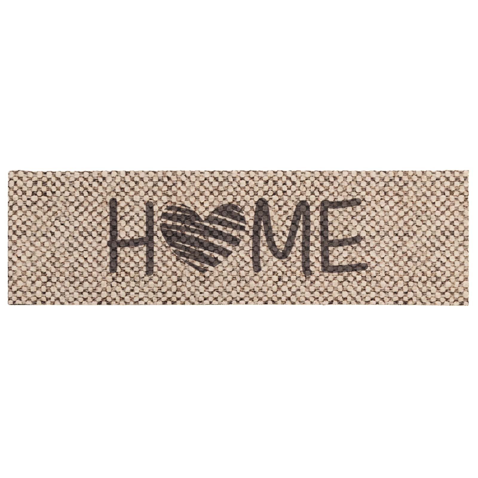 Tappeto da Cucina Casa beige 180 x 60 cm 100% Poliammide