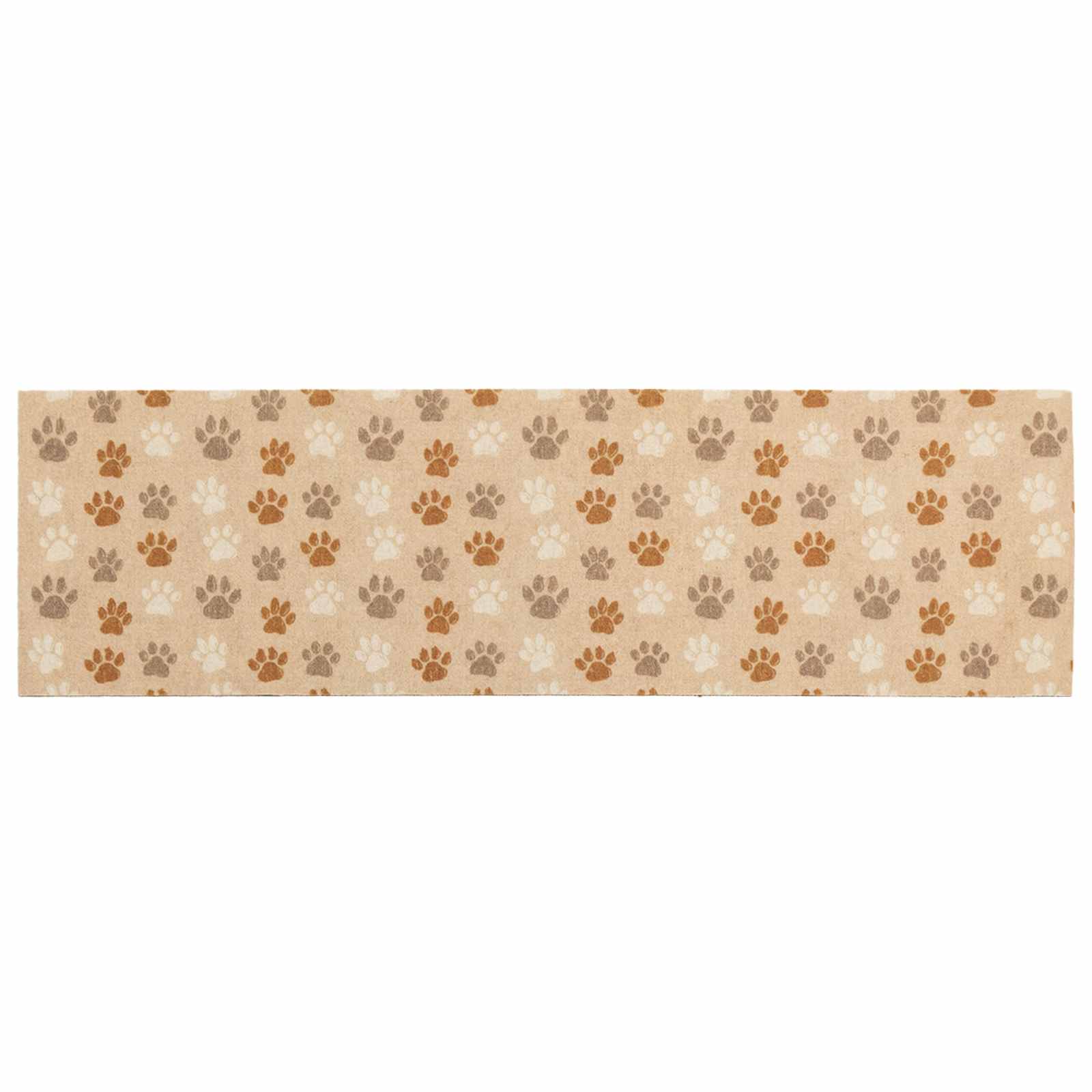 Tappeto da Cucina Zampe beige 300 x 60 cm 100% Poliammide