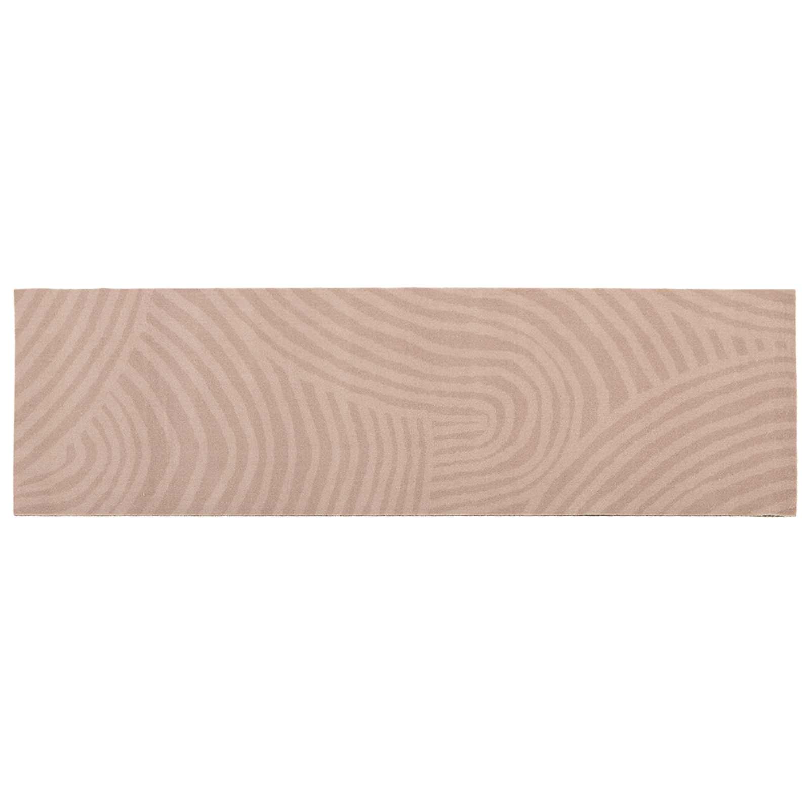 Tappeto da Cucina Taupe scandinavo 150 x 45 cm 100% Poliammide